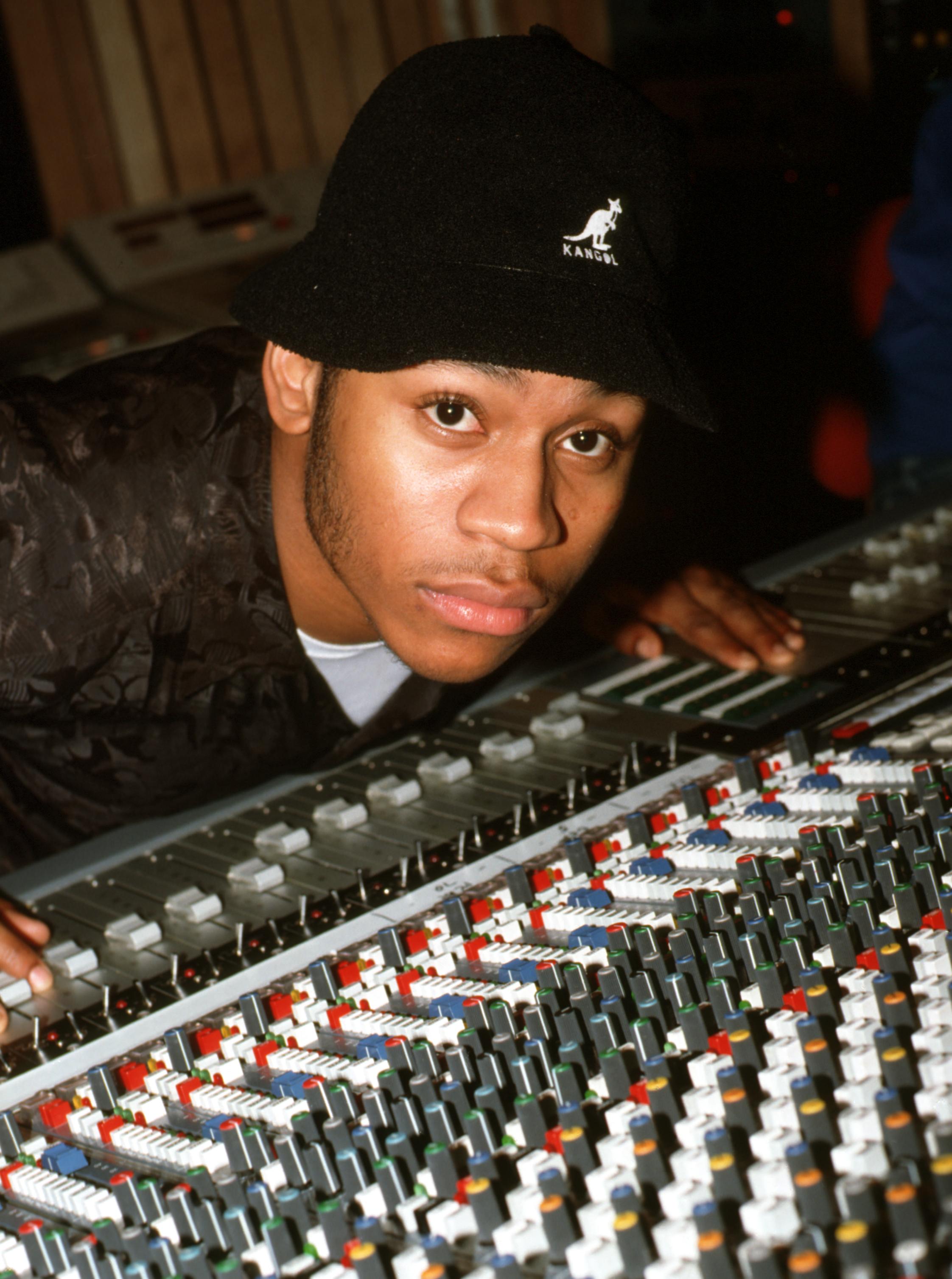 LL Cool J in the studio recording the "Bigger & Deffer" album in 1987 | Source: Getty Images