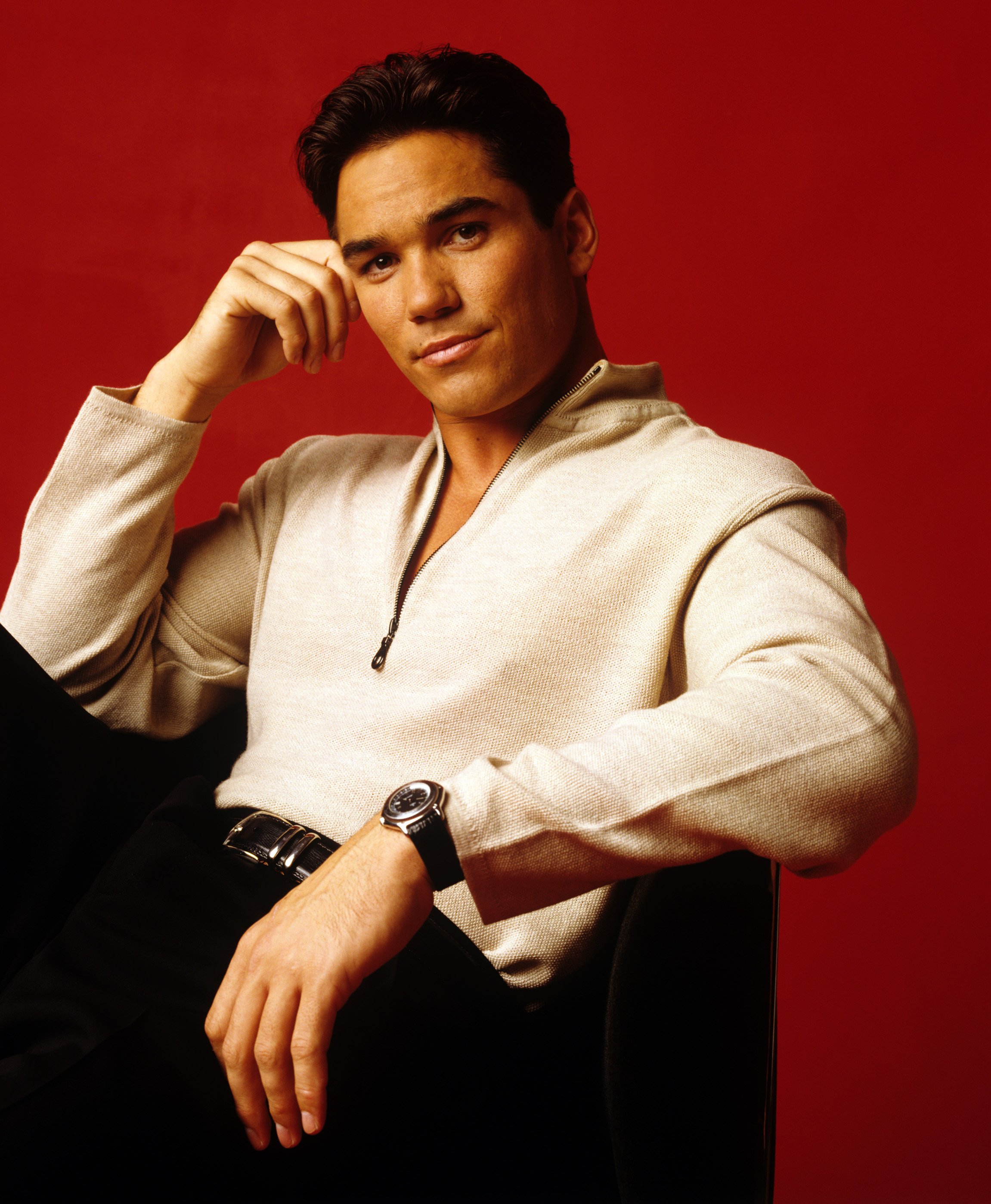 Producer and television personality Dean Cain as Clark on "Lois Clark The New Adventures Of Superman," on November 18, 1995. / Source: Getty Images