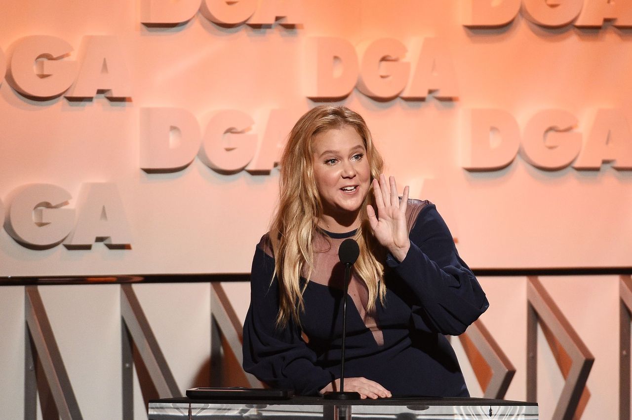 Amy Schumer speaks onstage during the 70th Annual Directors Guild Of America Awards at The Beverly Hilton Hotel on February 3, 2018 in Beverly Hills, California. | Source: Getty Images