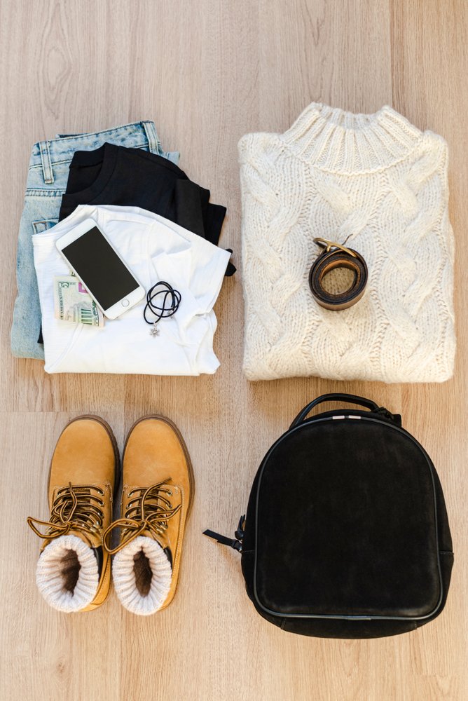 Una selección de ropa, calzado y accesorios combinables. | Foto: Shutterstock Una selección de ropa, calzado y accesorios combinables. | Foto: Shutterstock