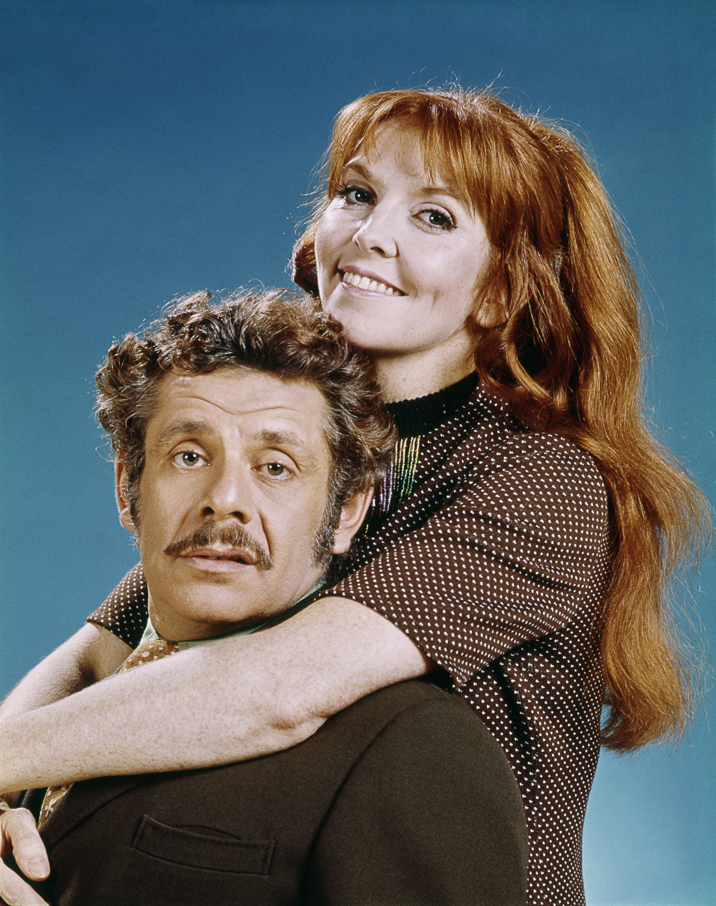 Husband and wife comedy team Jerry Stiller and Anne Meara, circa 1970 | Source: Getty Images