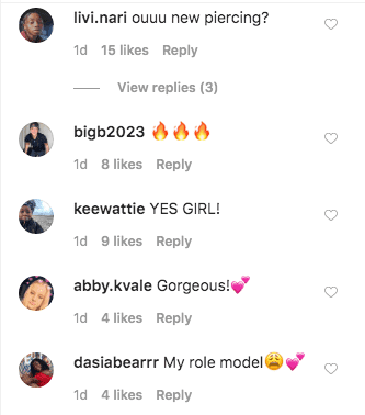 Fans' comment on Simone Biles's Instagram post. | Source: Instagram/simonebiles