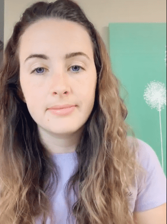 Kelly Petrere sharing her emotional journey with infertility with viewers on TikTok. | Source: TikTok/kellypetrere.