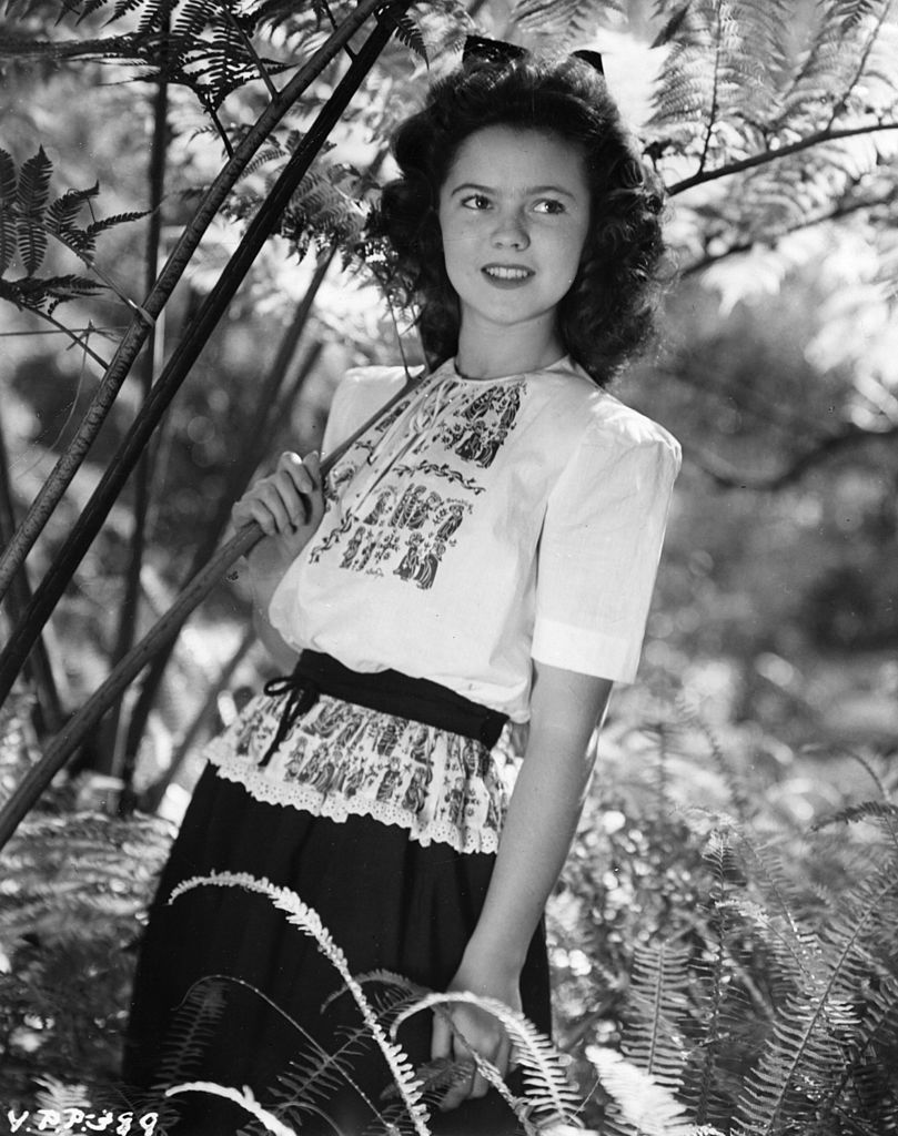 Picture of child star and actress, Shirley Temple, circa 1944 | Source: Getty Images