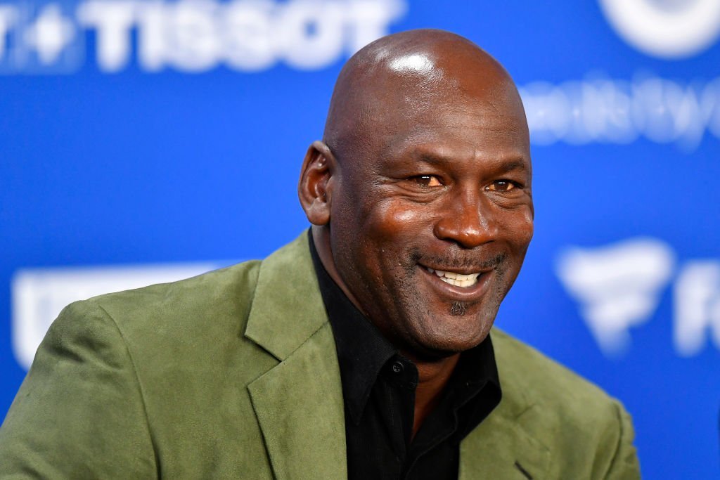 Michael Jordan attends a press conference before the NBA Paris Game match between Charlotte Hornets and Milwaukee Bucks on January 24, 2020. | Photo: Getty Images