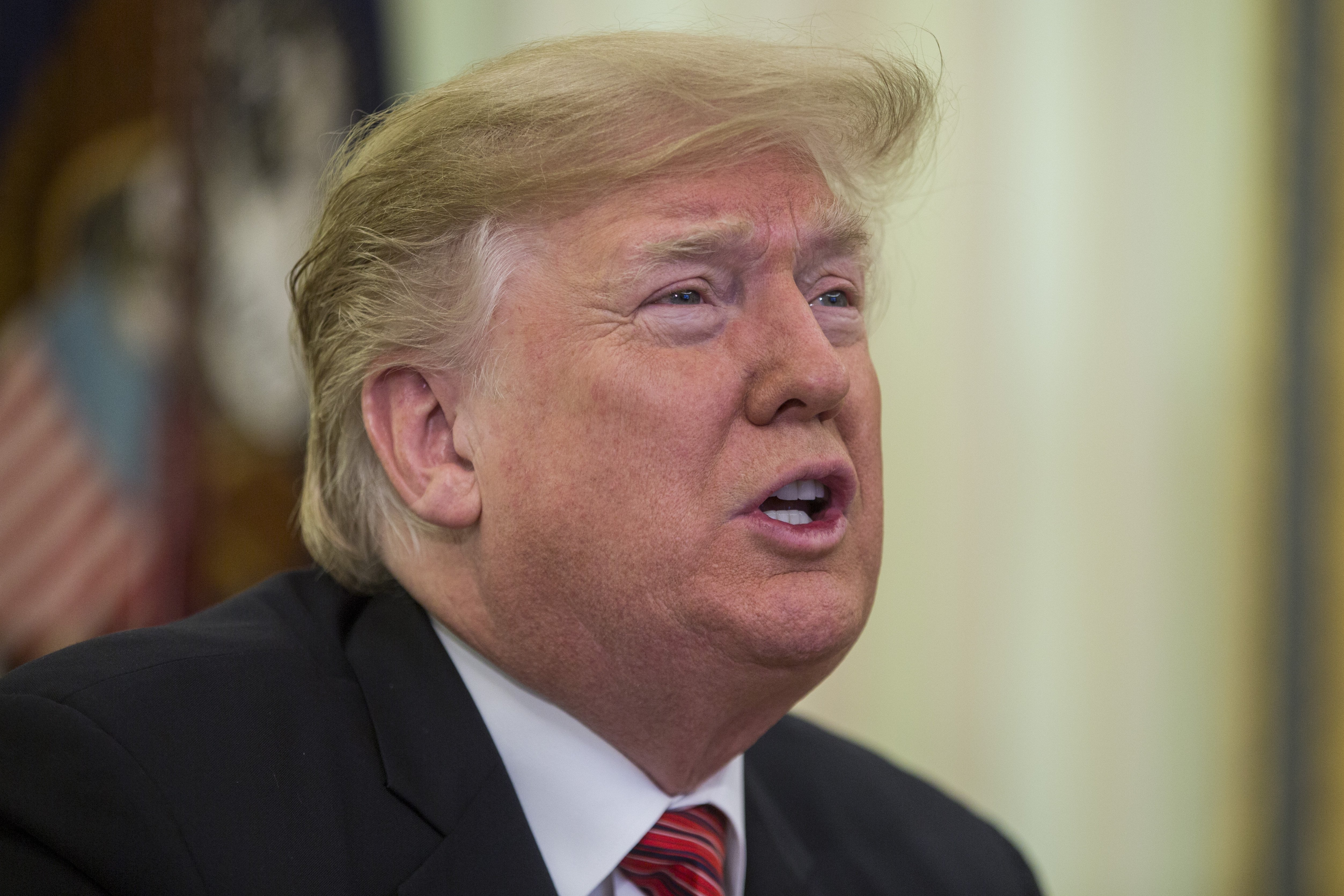 President Trump during a meeting at the White House | Photo: Getty Images