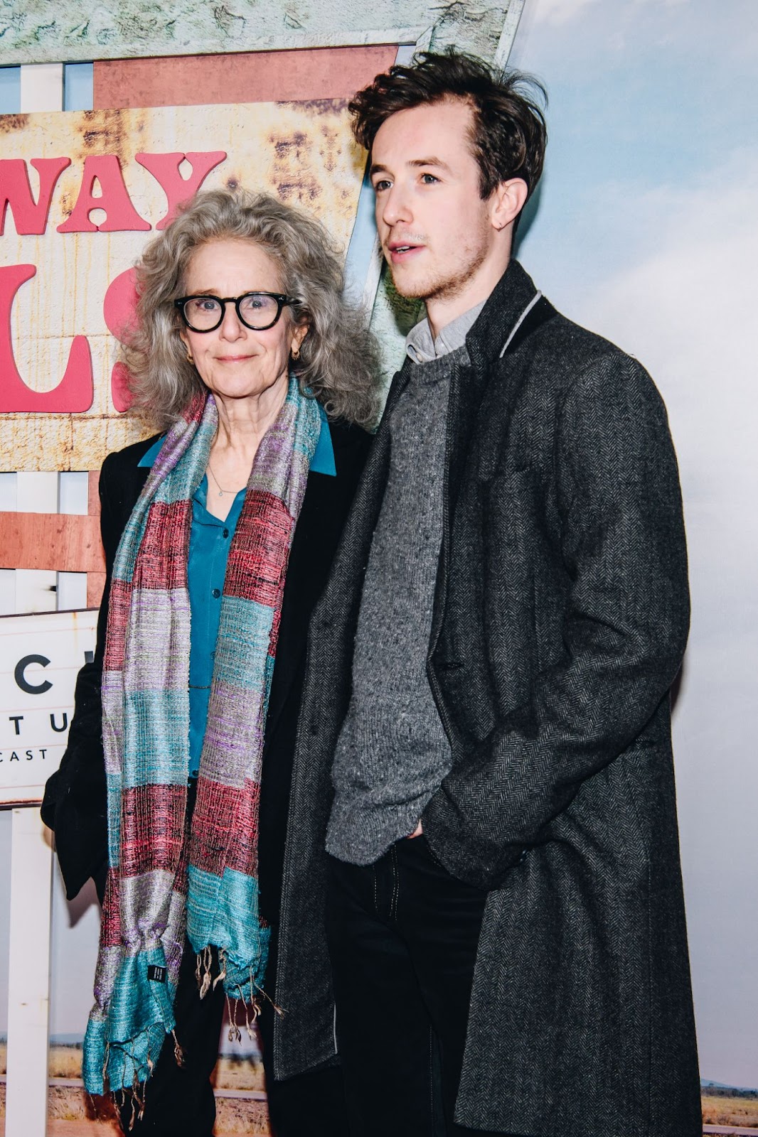 The '70s star and her son Babe Howard at the "Drive-Away Dolls" New York premiere at AMC Lincoln Square Theater on February 20, 2024. | Source: Getty Images