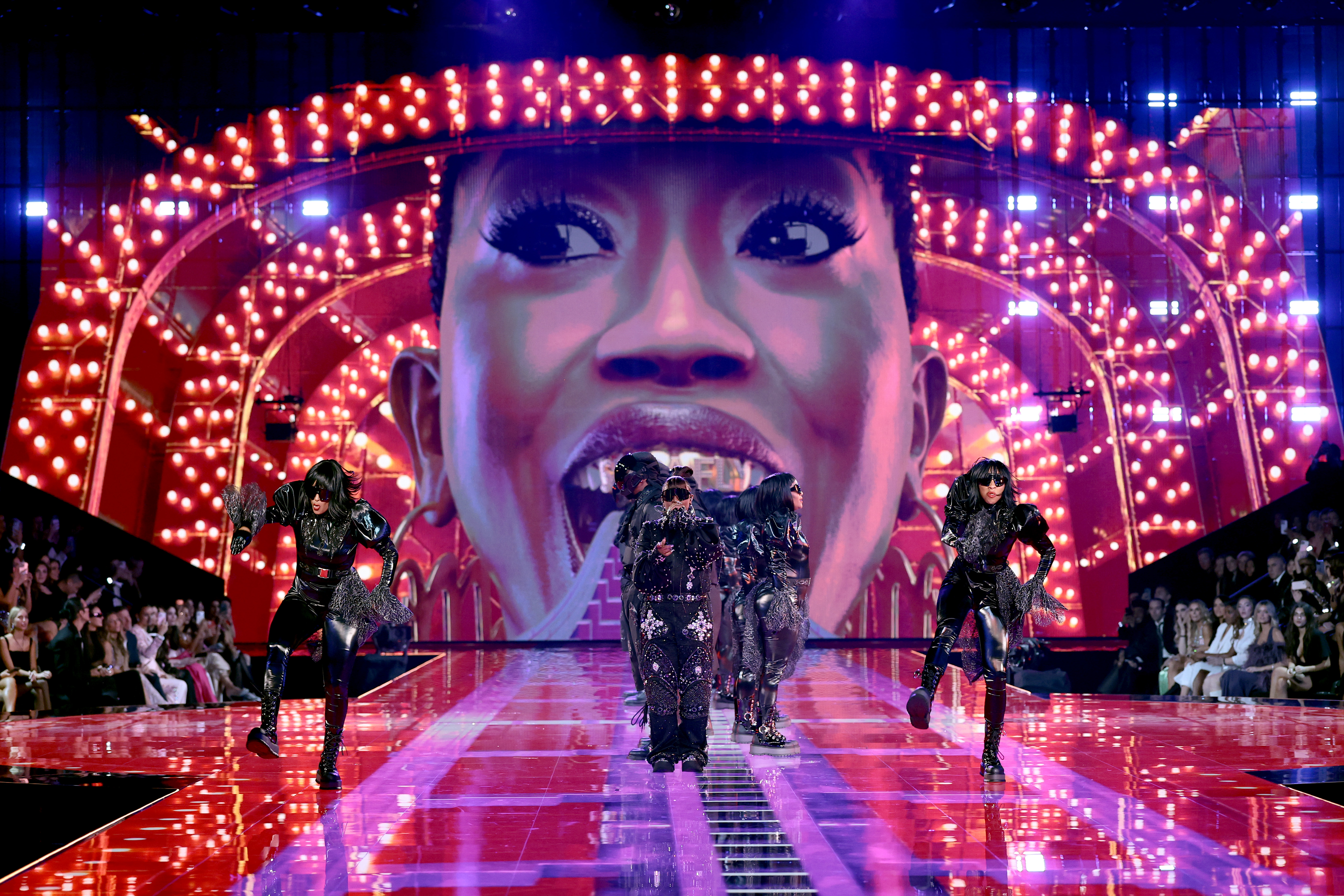 Missy Elliott at the Victoria's Secret Fashion Show held at Steiner Studios on October 15, 2025 in New York | Source: Getty Images