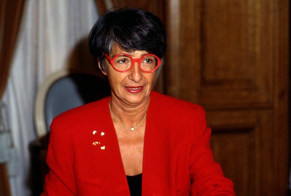 Francoise Xenakis, ecrivain, 1990, France. | Photo : Getty Images