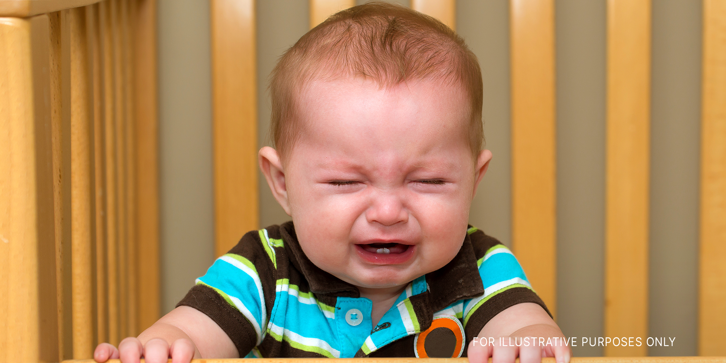 Baby boy crying | Source: Shutterstock