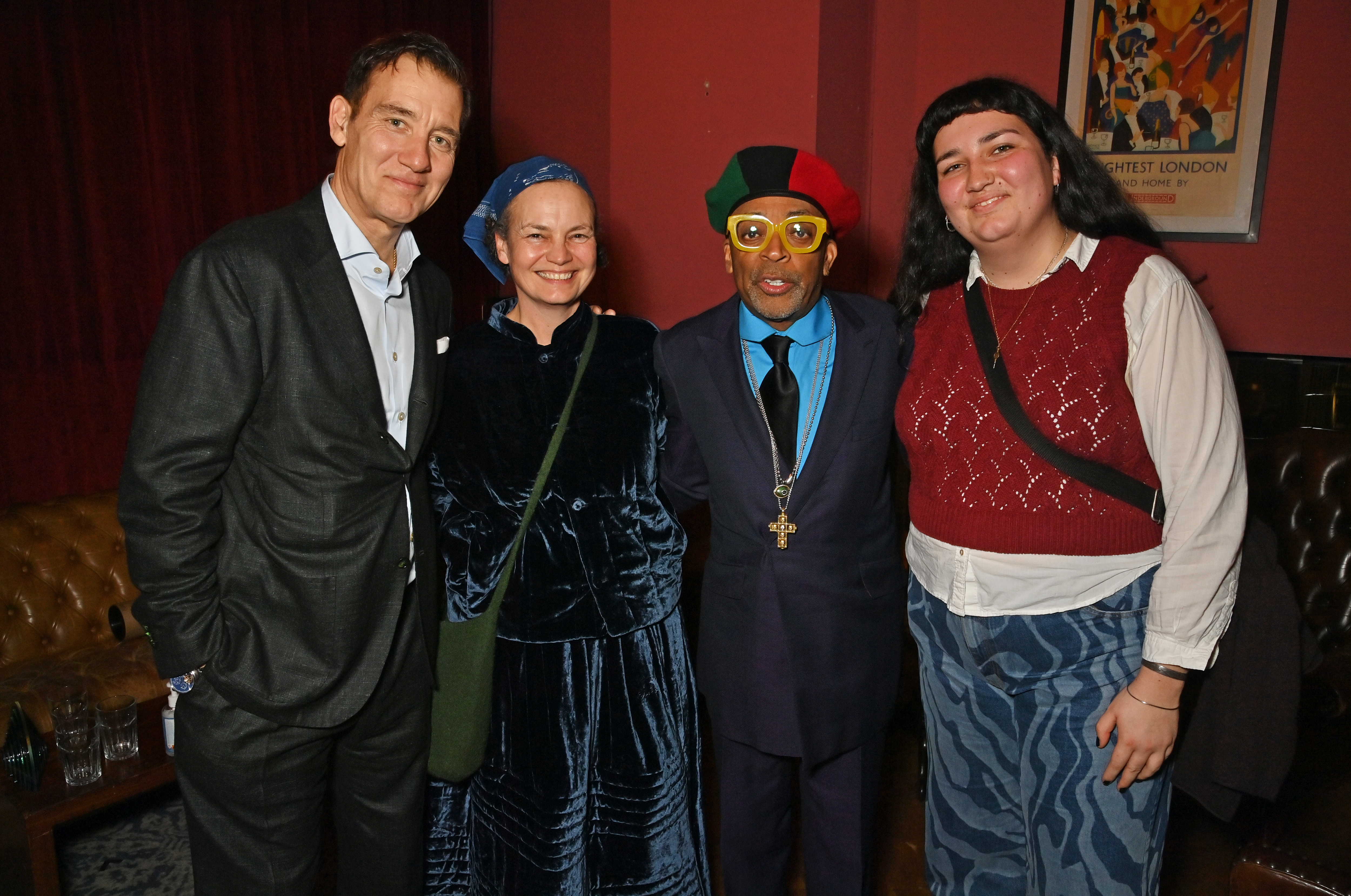 Clive Owen, Sarah-Jane Fenton, Spike Lee and Hannah Owen attend as The BFI Fellowship is awarded to Spike Lee at BFI Southbank on February 13, 2023, in London, England | Source: Getty Images