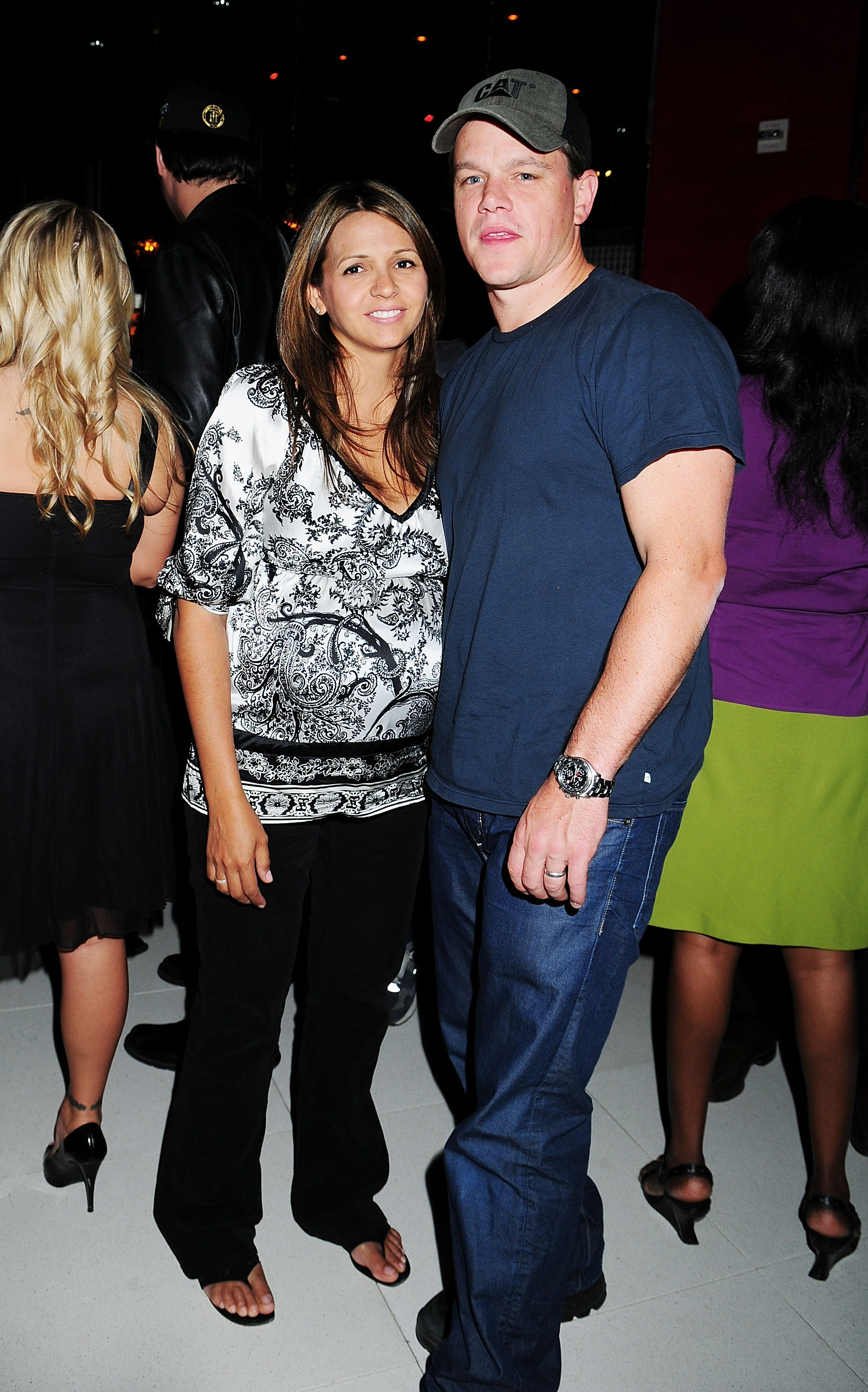 Matt Damon and Luciana Damon pose together at a public event as they continue building their life away from the spotlight. | Source: Getty Images
