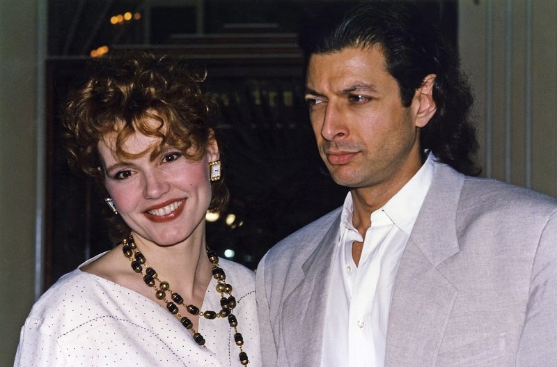 Geena Davis and Jeff Goldblum in Los Angeles, California circa 1990 | Photo: Getty Images