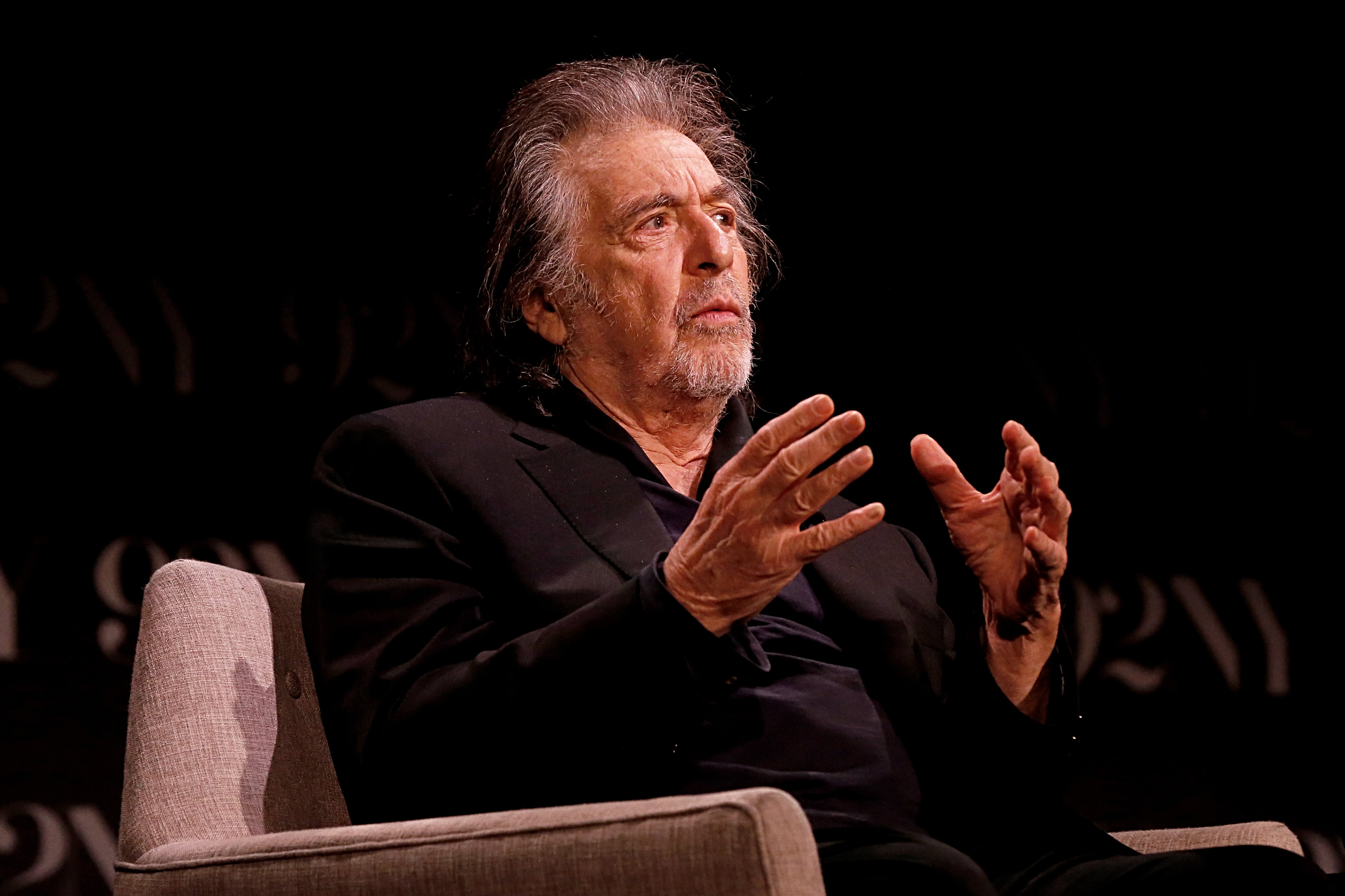 Al Pacino at The 92nd Street Y in conversation with David Rubenstein in New York, 2023 | Source: Getty Images