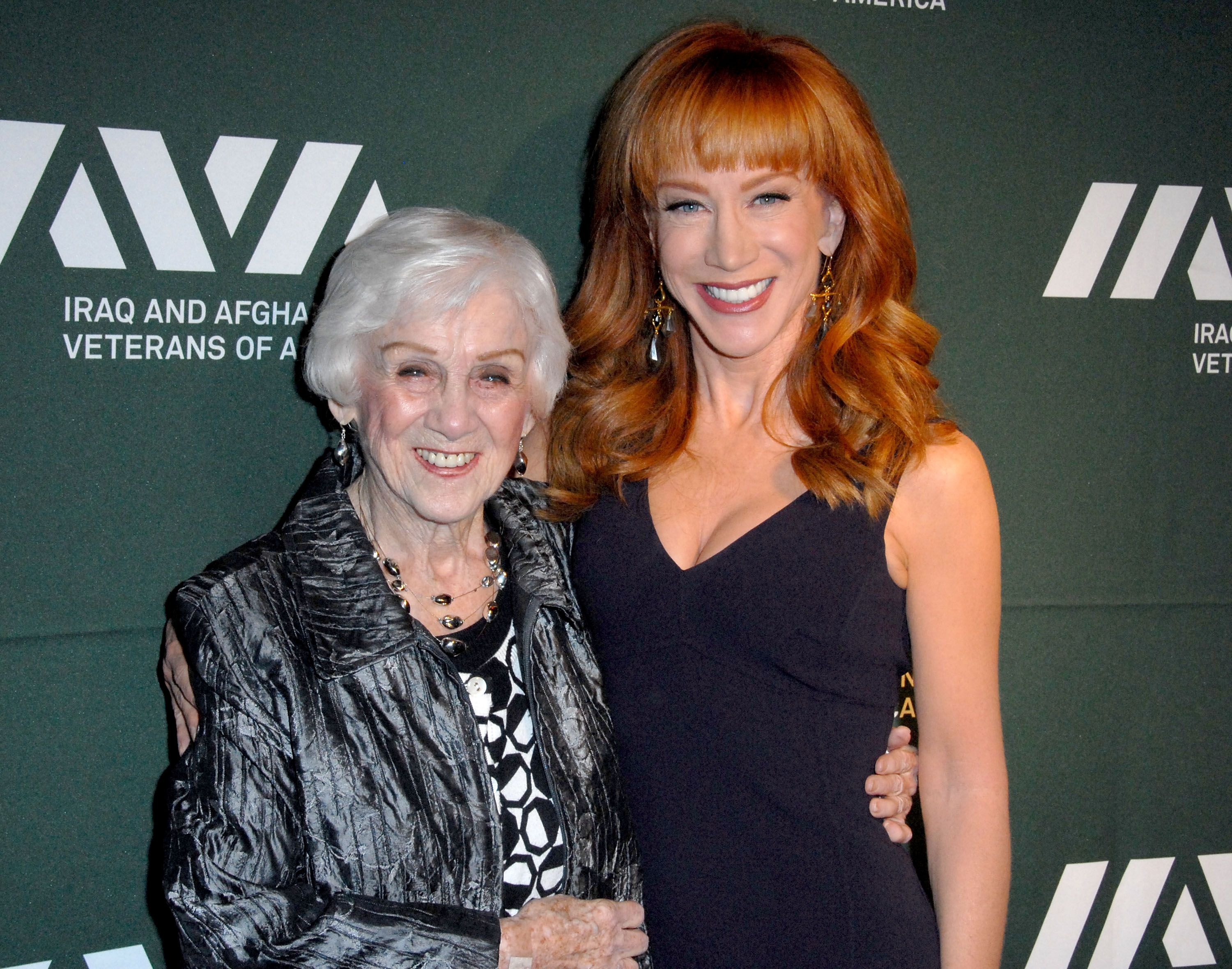 Kathy Griffin and mother Maggie Griffin attend the Iraq And Afghanistan Veterans Of America's 5th Annual Heroes Celebration on May 8, 2013. | Source: Getty Images