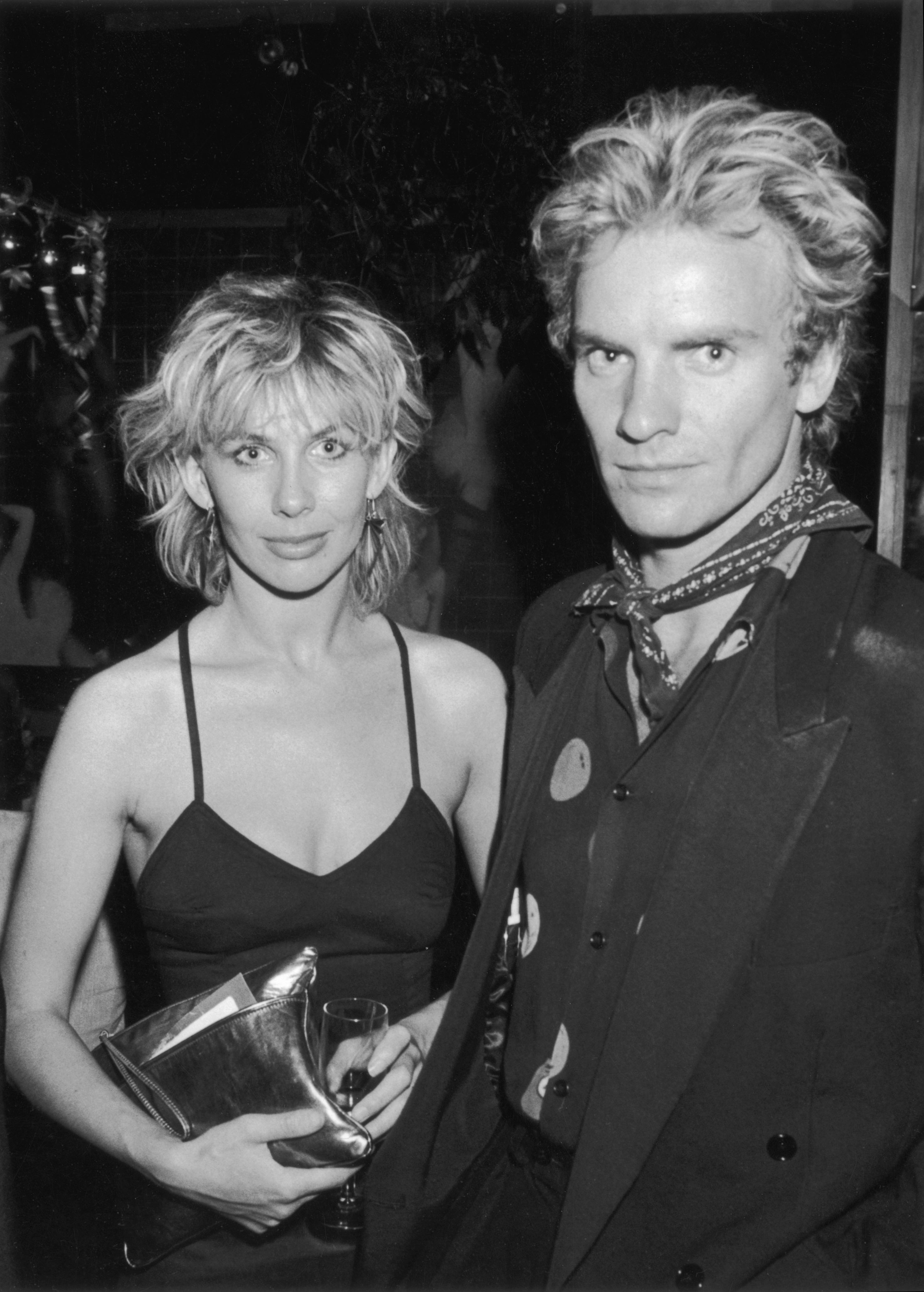 Trudie Styler and Sting a nightclub in London, England, 1982. | Source: Getty Images