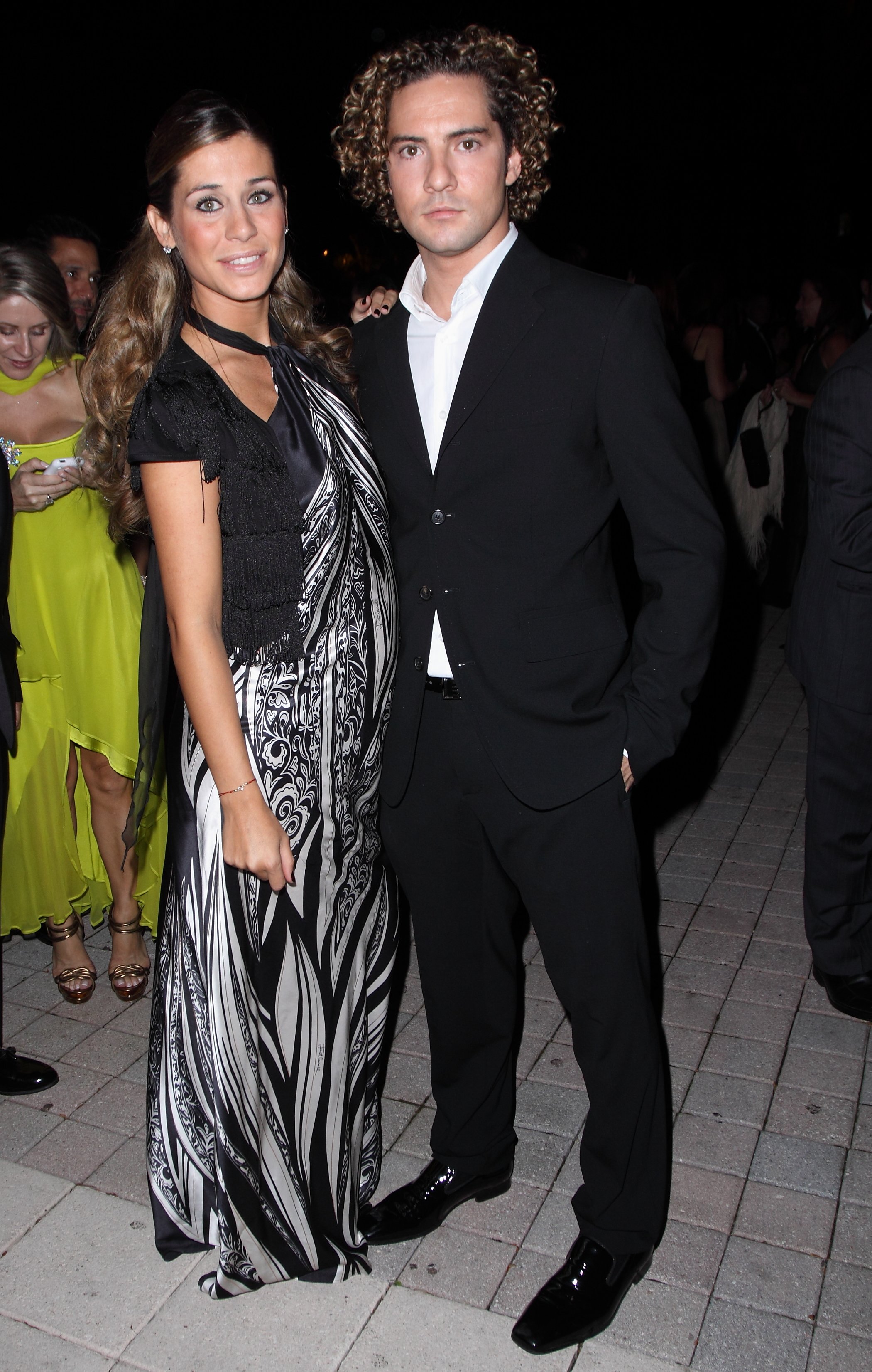 Elena Tablada y David Bisbal asisten a la 30a Gala Anual de la Cámara de Comercio de los Estados Unidos en el Hotel Biltmore el 6 de noviembre de 2009 en Coral Gables, Florida. | Foto: Getty Images