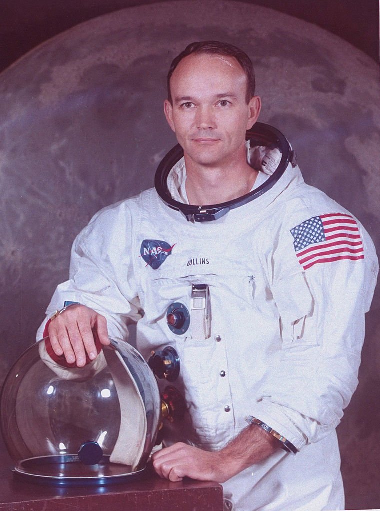 L'astronaute Michael Collins en combinaison spatiale Apollo. | Photo : Getty Images
