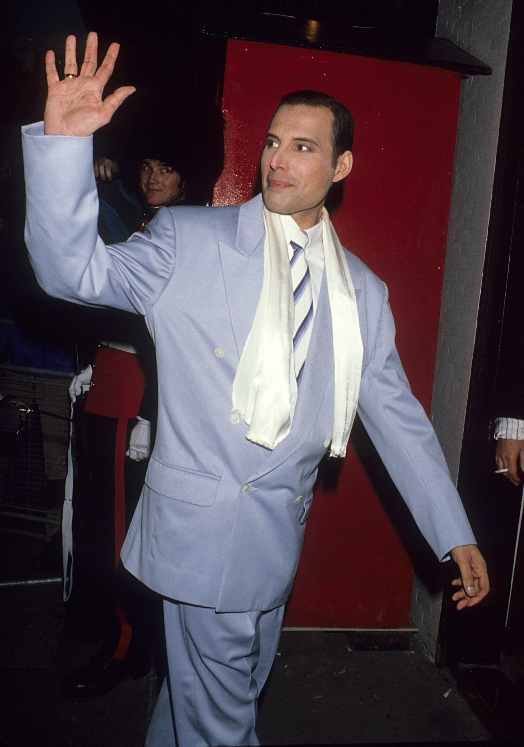 Freddie Mercury attends the Brit Awards on 29 August 1990 in London, Great Britain. | Source: Getty Images
