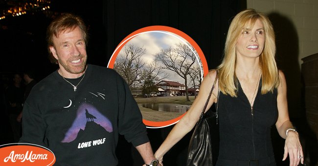 Chuck Norris's ranch (center) Chuck Norris and Gena O Kelley at the UFC 46-Revenge or Repeat?/Ultimate Fighting Championship (right) | Photo: Getty Images, Youtube.com/TODAY