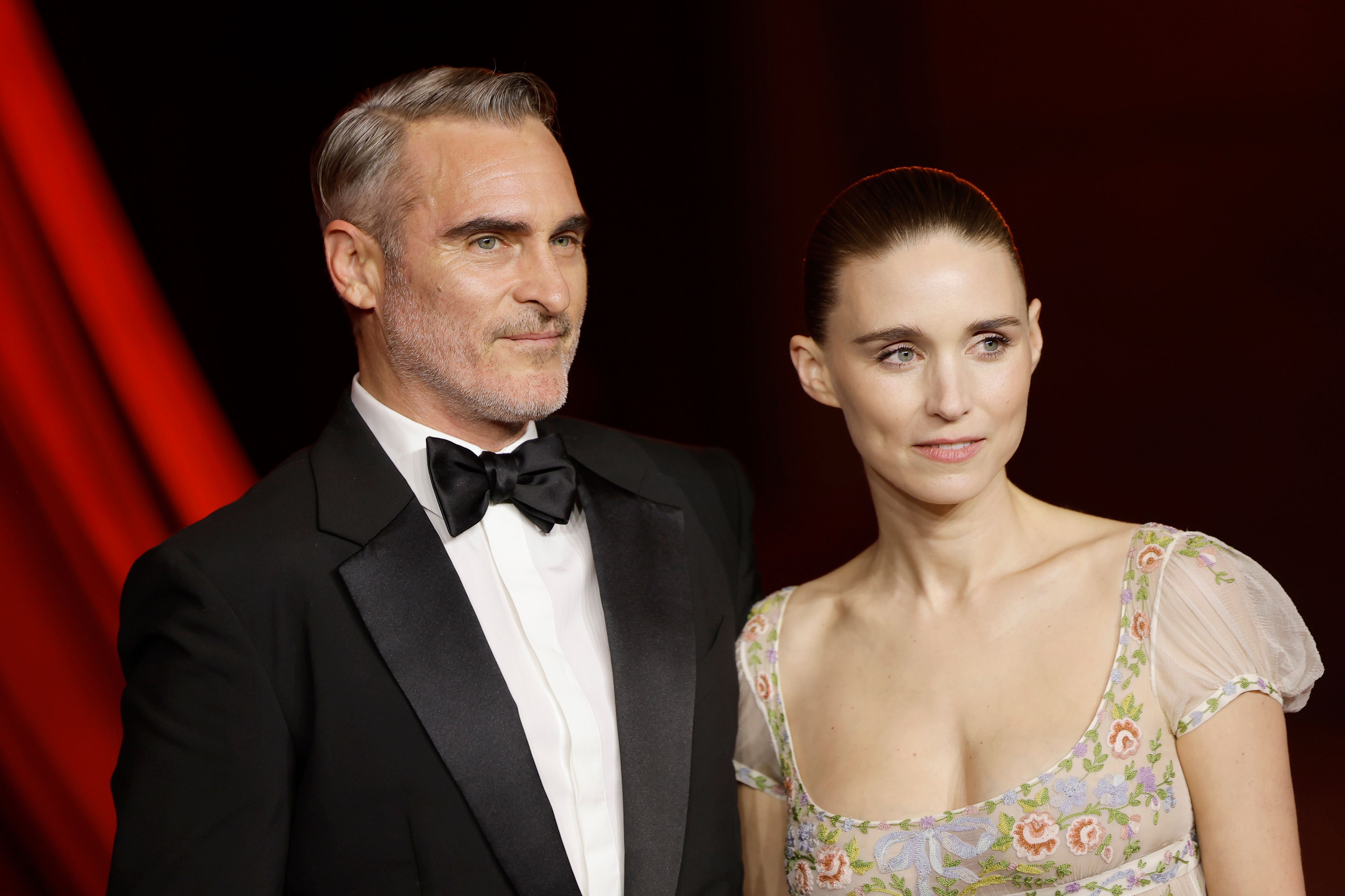 Rooney Mara and Joaquin Phoenix attend The Fourth Annual Academy Museum Gala on October 19, 2024, in Los Angeles, California. | Source: Getty Images