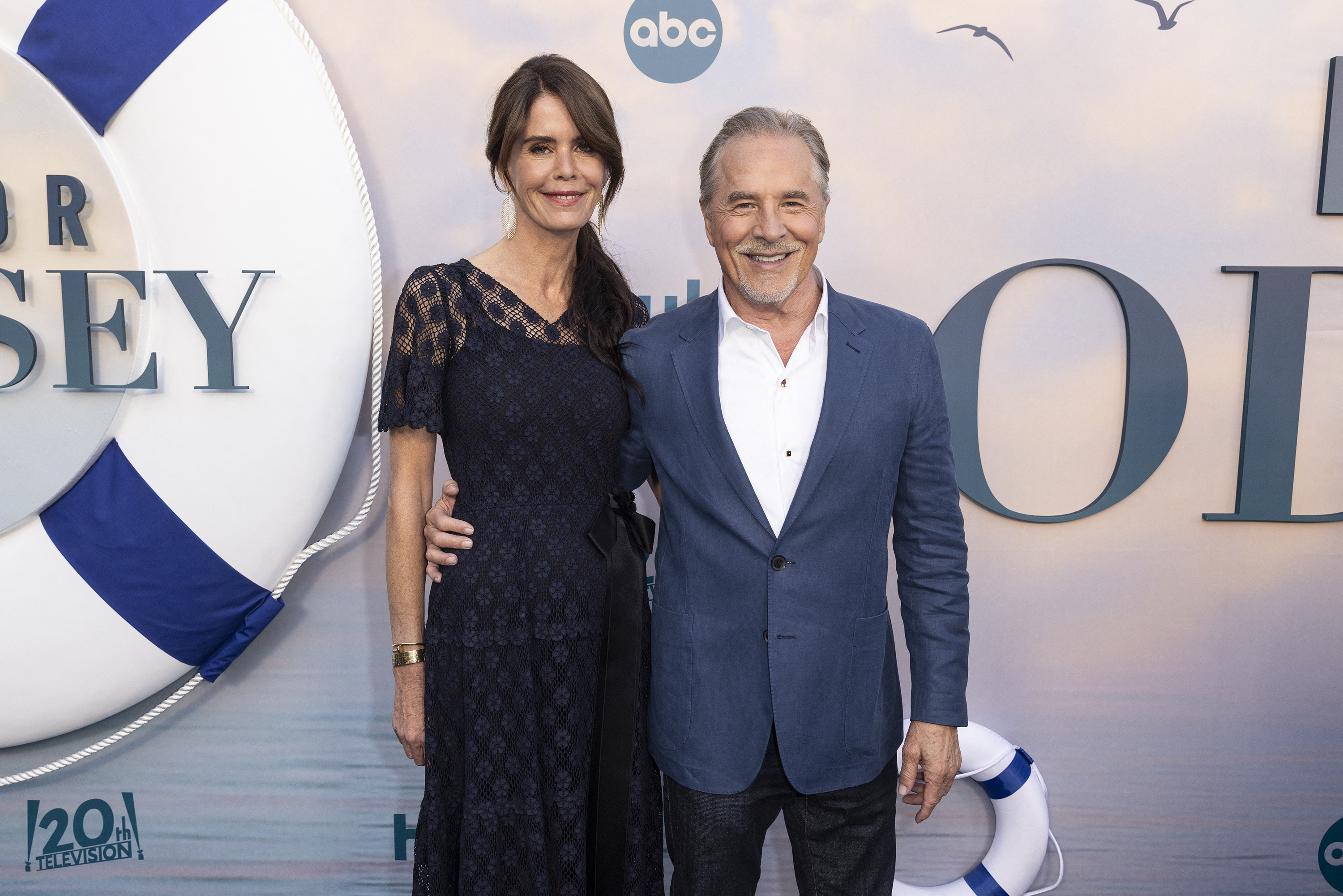 Kelley Phleger and Don Johnson attend the premiere of "Doctor Odyssey," 2024 | Source: Getty Images