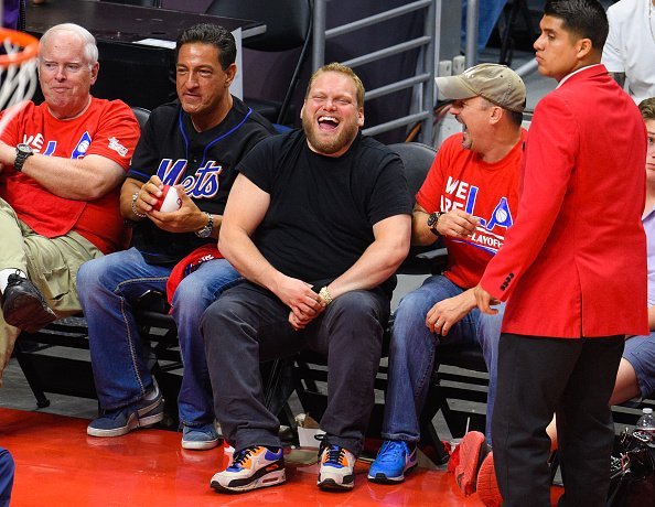 Jordan Feldstein at a basketball game at Staples Center in Los Angeles, California.| Photo: Getty Images.