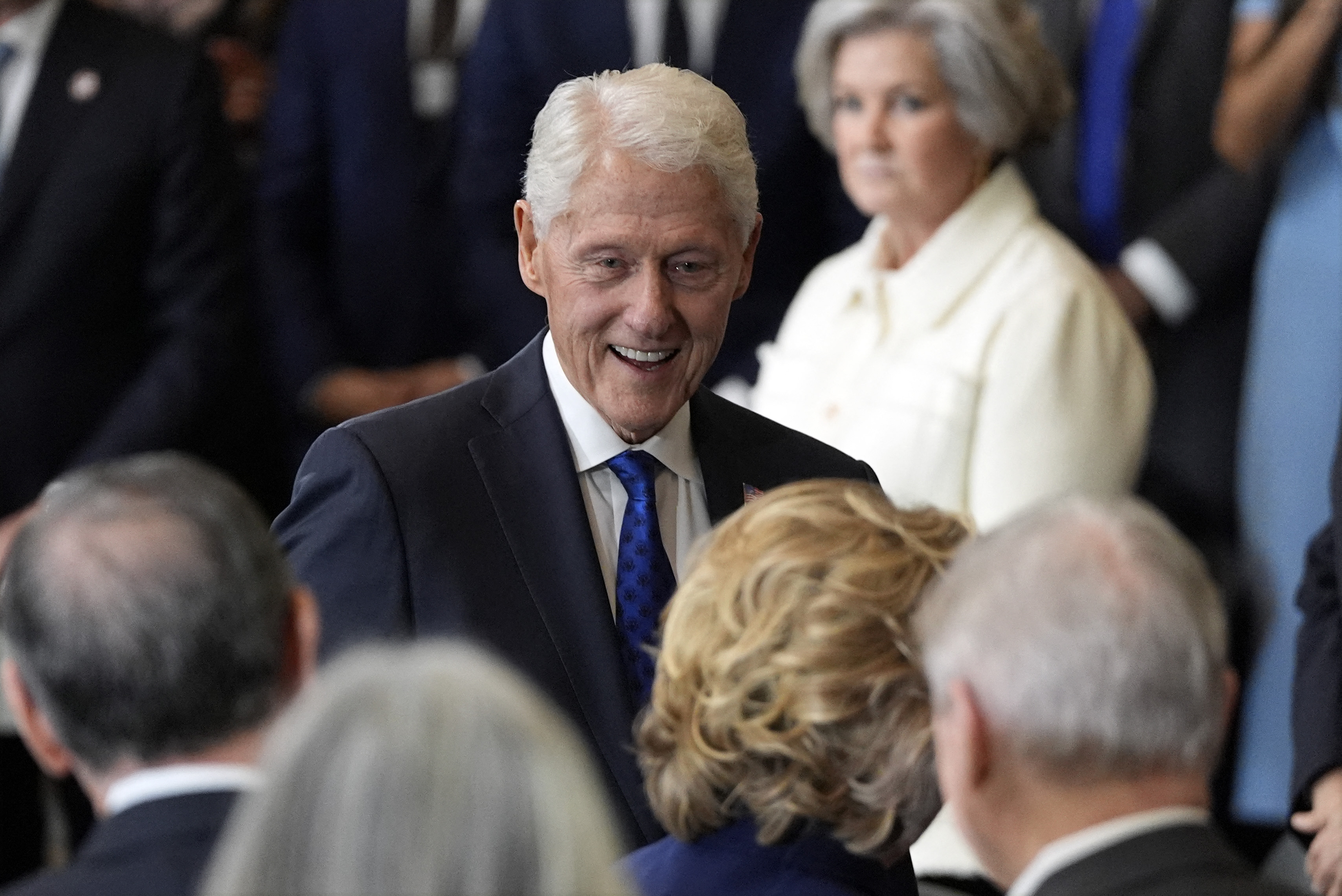 Bill Clinton during U.S. President Donald Trump's inauguration in Washington, D.C., on January 20, 2025. | Source: Getty Images