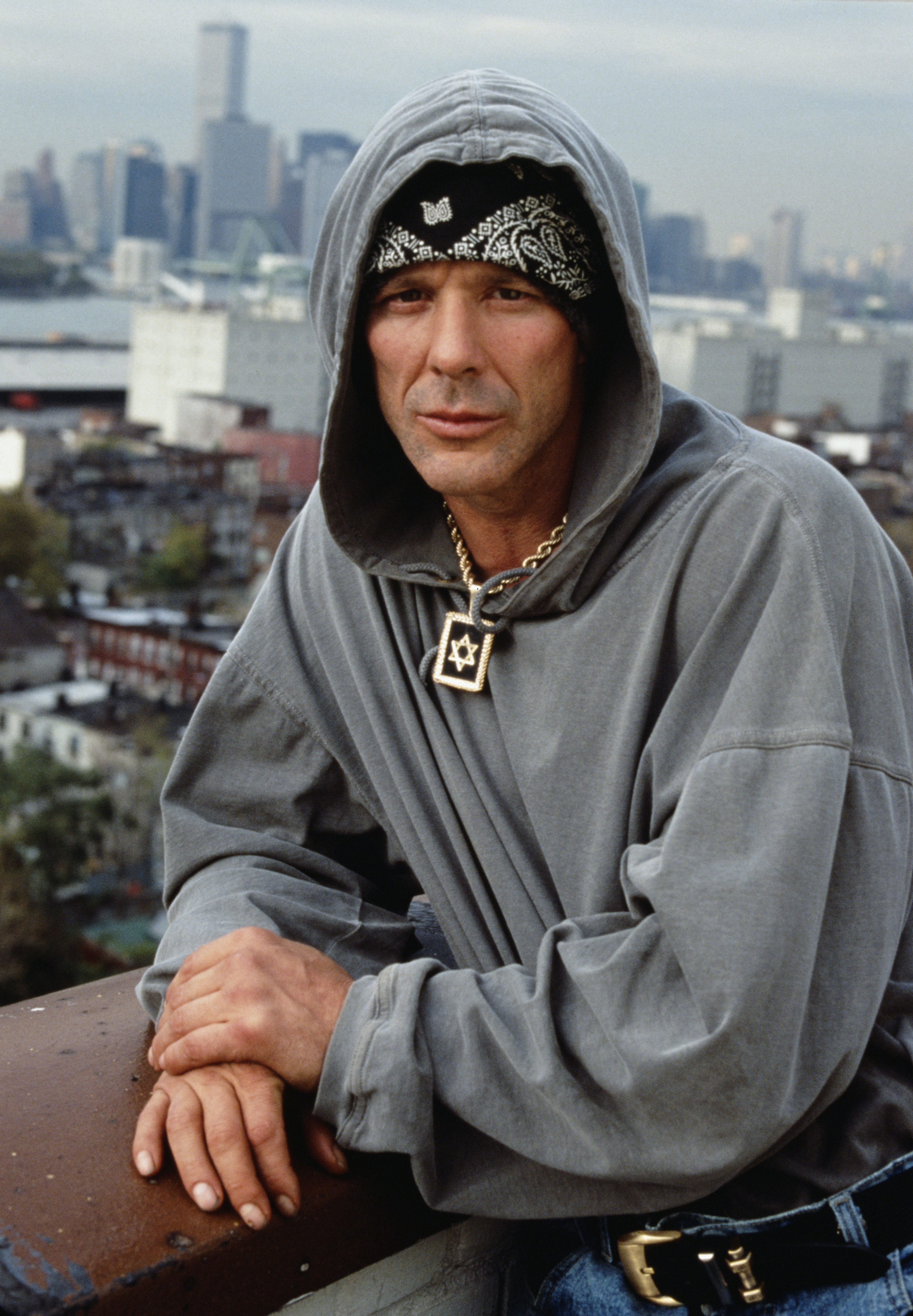 Mickey Rourke in the set of "Bullet," 1996 | Source: Getty Images