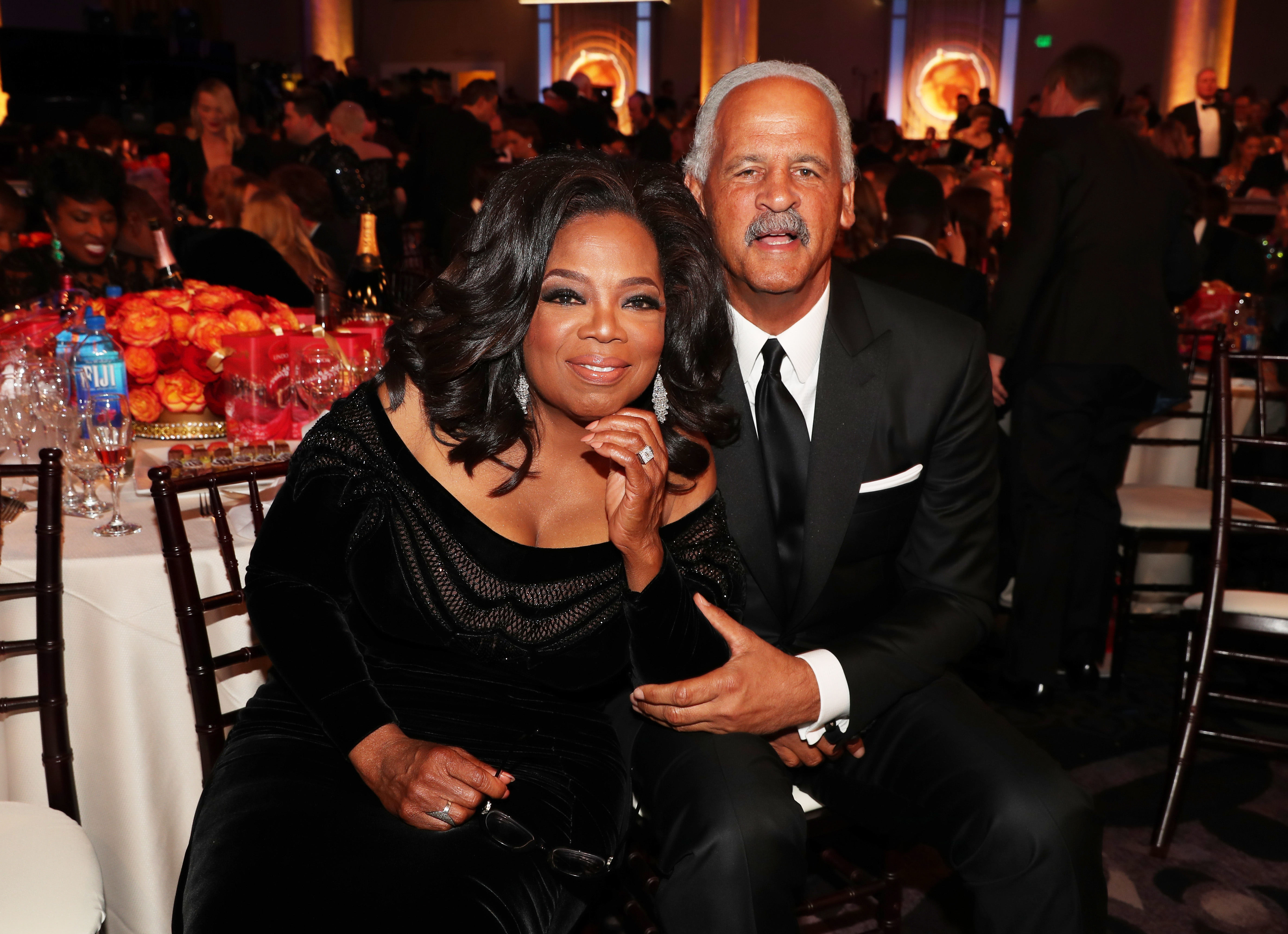 Oprah Winfrey and Stedman Graham in Beverly Hills, California on January 7, 2018 | Source: Getty Images