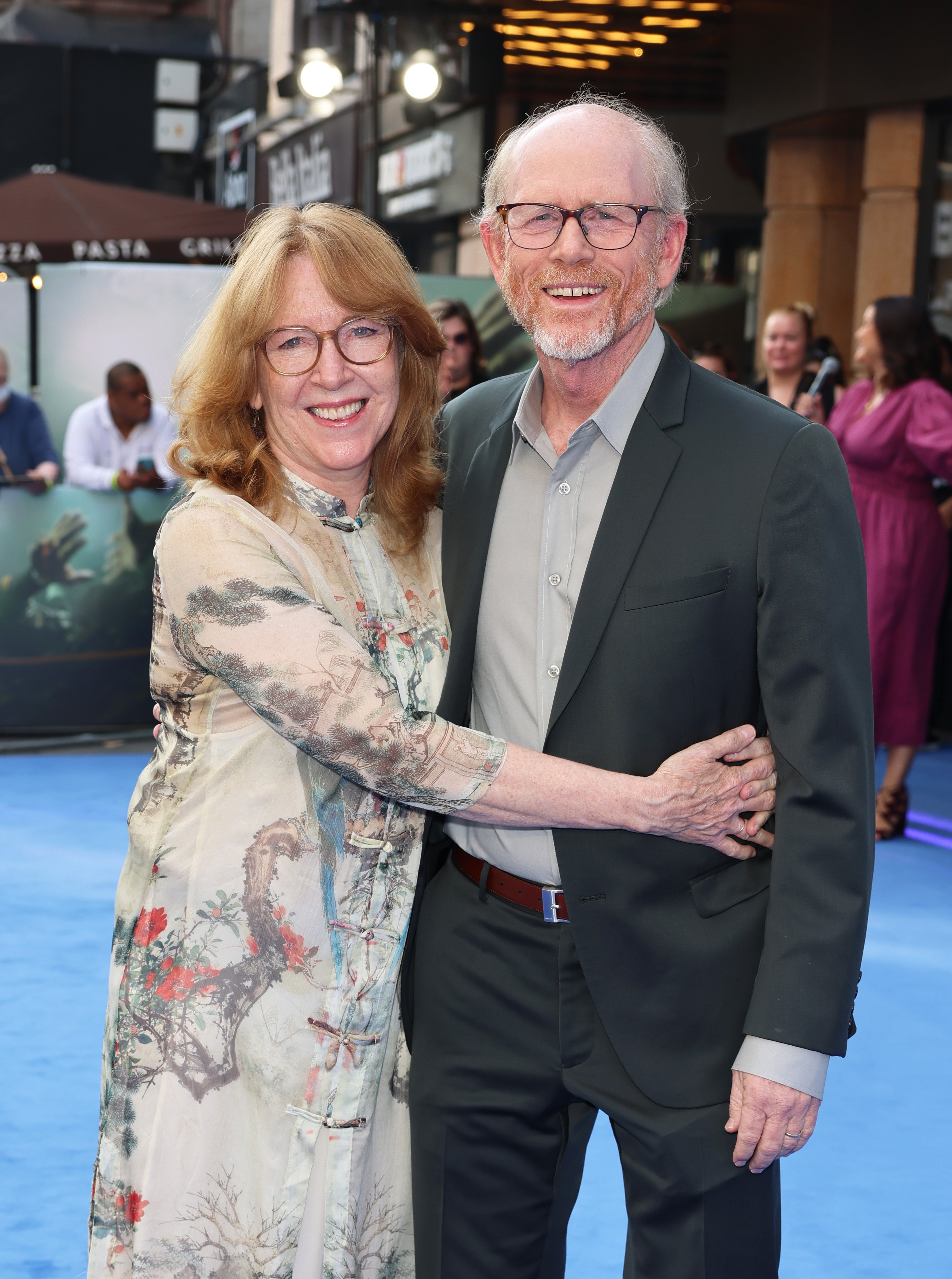 Cheryl Howard and Ron Howard on July 18, 2022 in London, England | Source: Getty Images