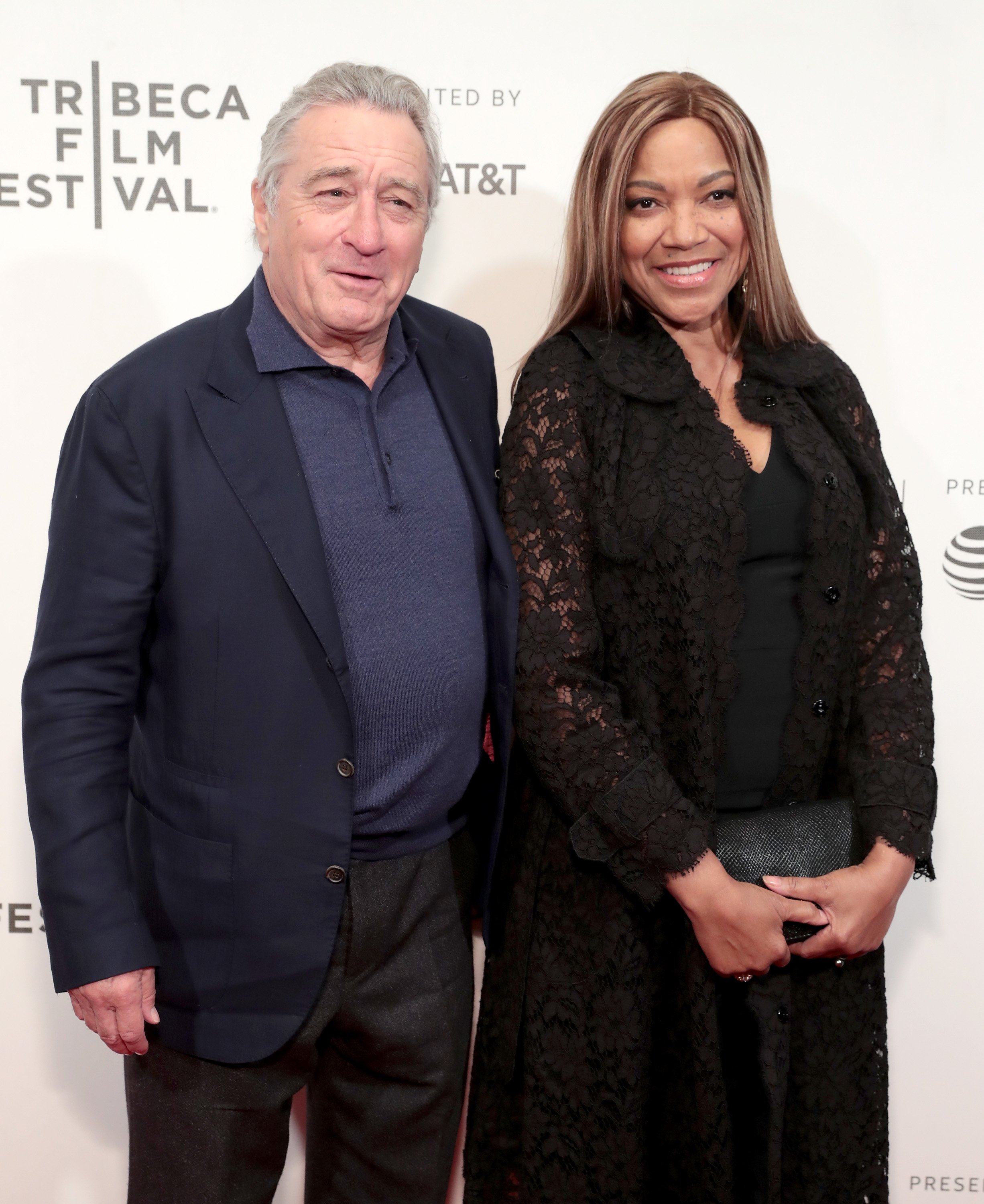 Robert De Niro and Grace Hightower at the screening of "The Fourth Estate" at BMCC Tribeca PAC on April 28, 2018 in New York City | Photo: Getty Images