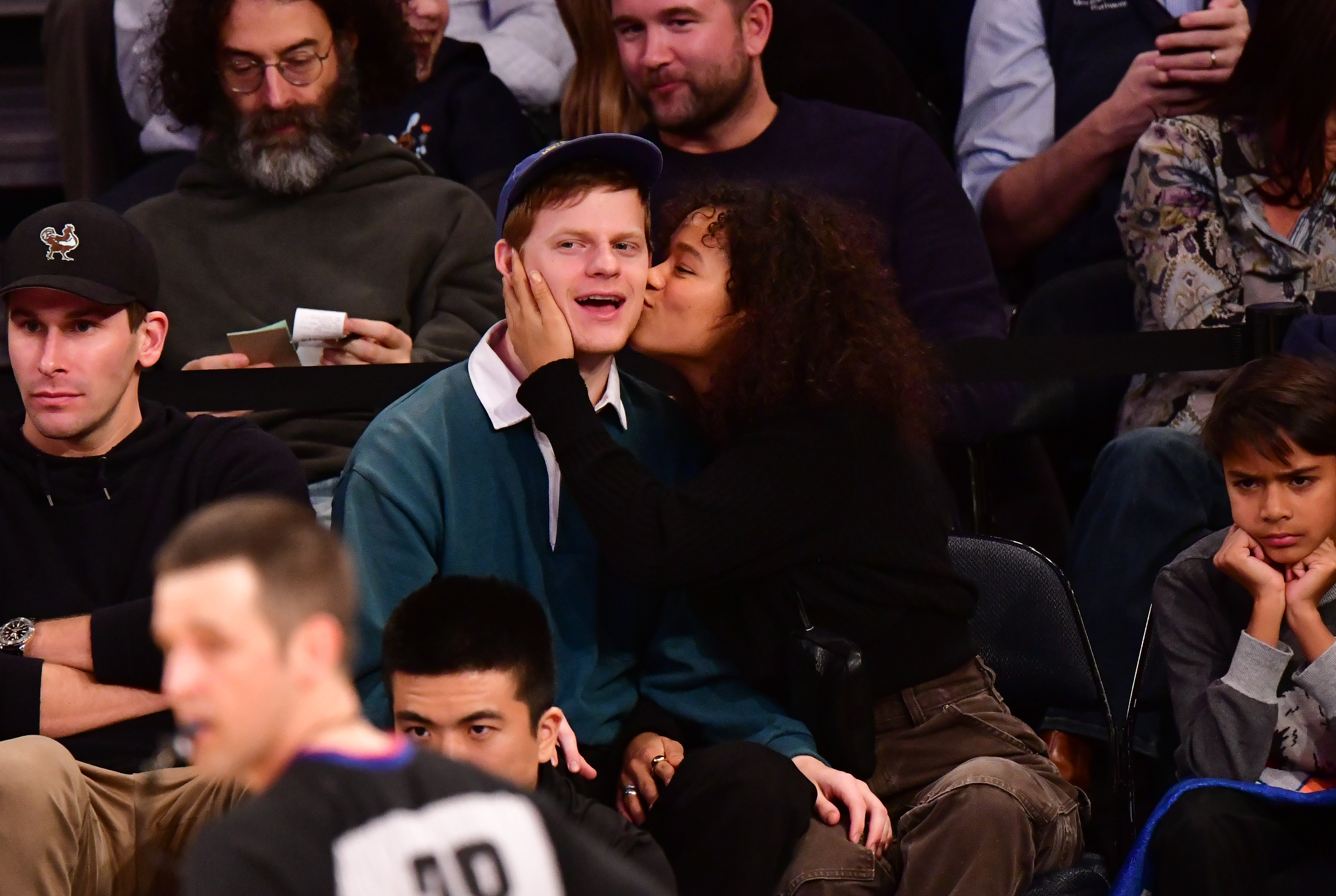 Lucas Hedges and guest attend the Phoenix Suns v New York Knicks game at Madison Square Garden on December 17, 2018 in New York City | Source: Getty Images