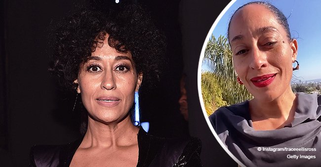 Tracee Ellis Ross Goes outside on 20th Day of Her Self-Quarantine (Video)