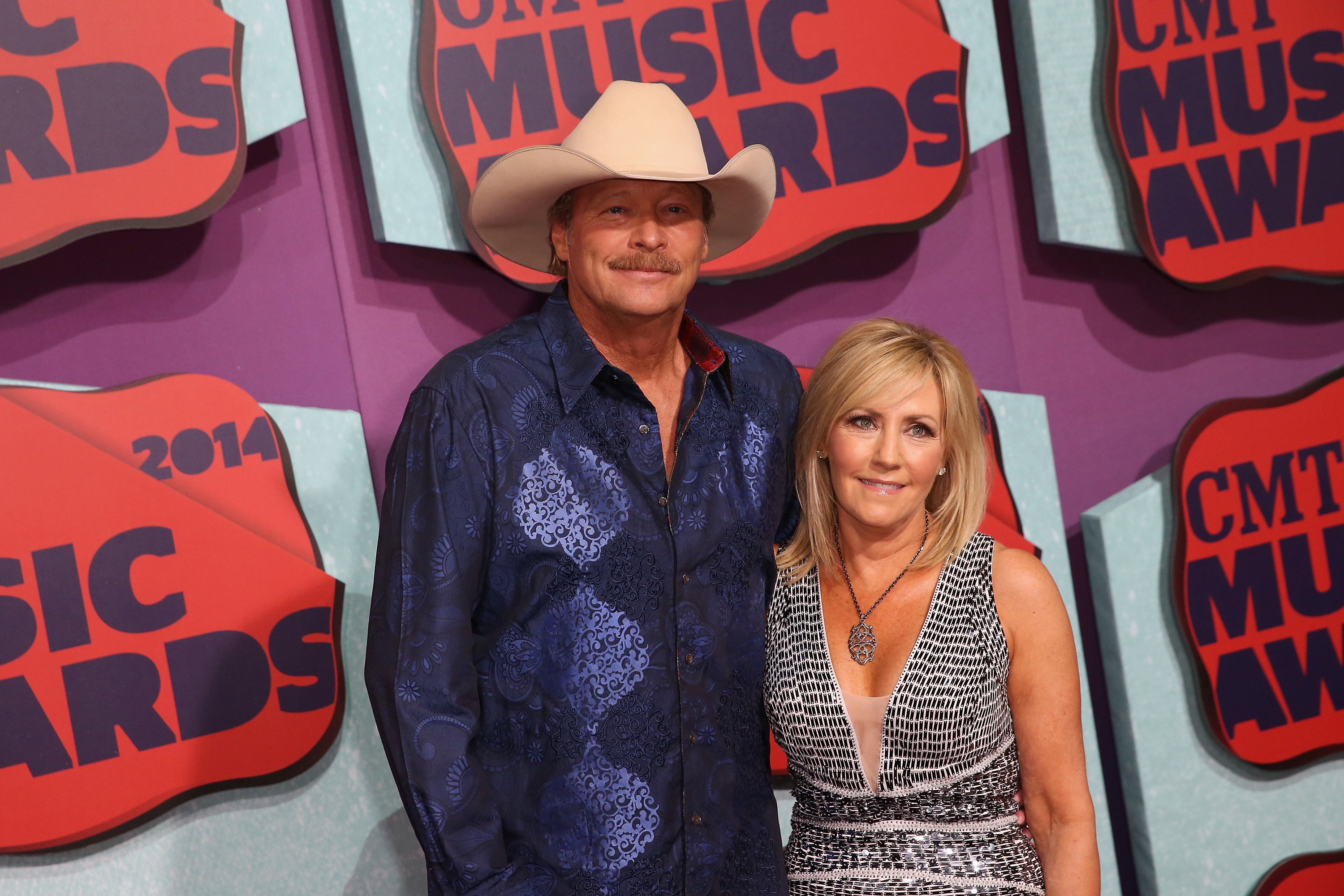 Alan Jackson and Denise attend the 2014 CMT Music awards at the Bridgestone Arena on June 4, 2014 in Nashville, Tennessee | Source: Getty Images