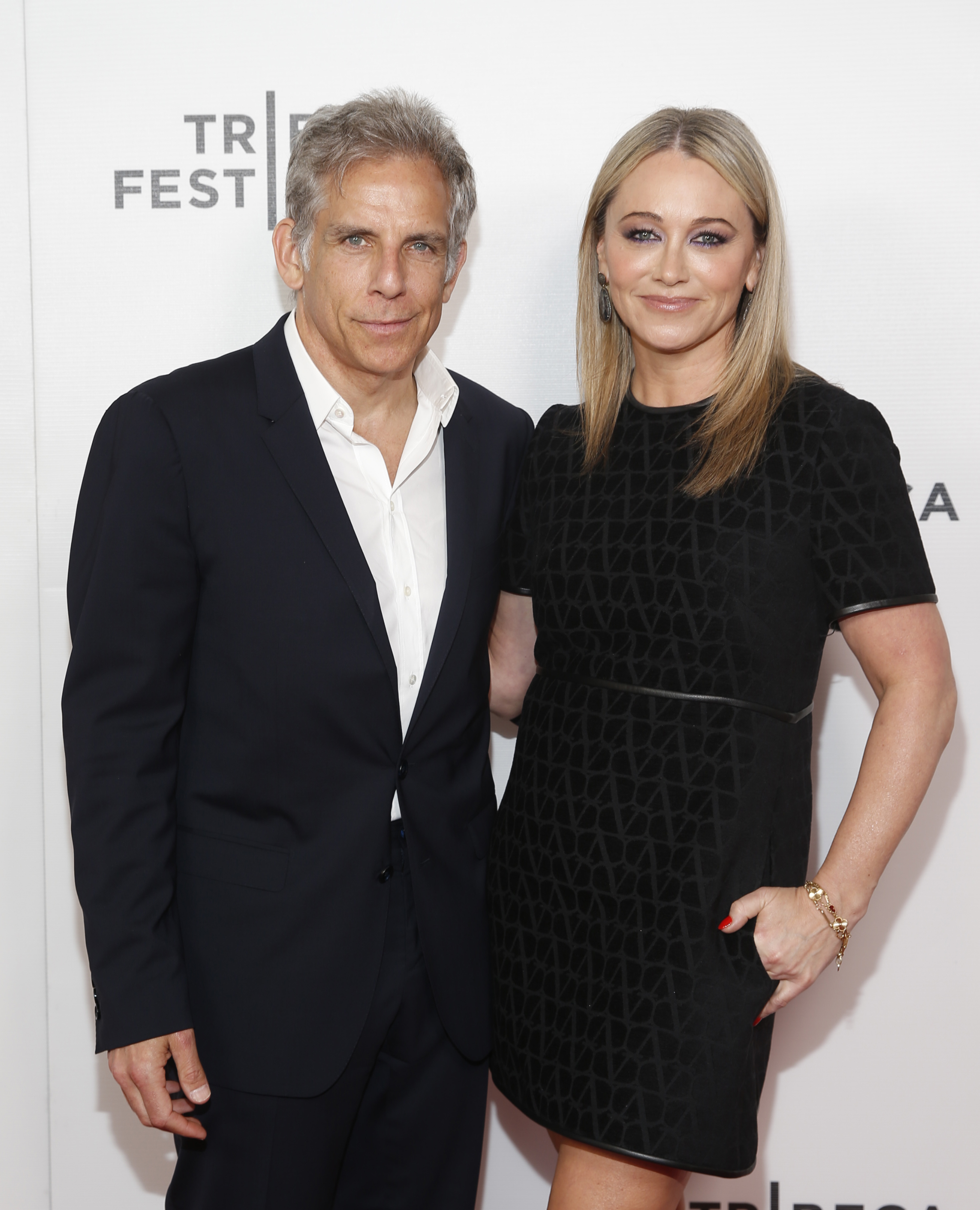 Ben Stiller and Christine Taylor in New York City on June 11, 2023 | Source: Getty Images