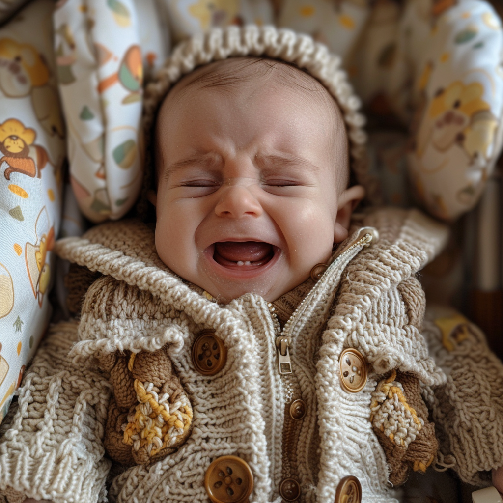 Little crying boy | Source: Midjourney