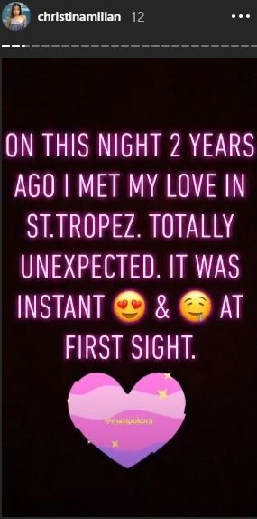Story sur Instagram de Christina Milian | Photo : Story de christinamilian/Instagram