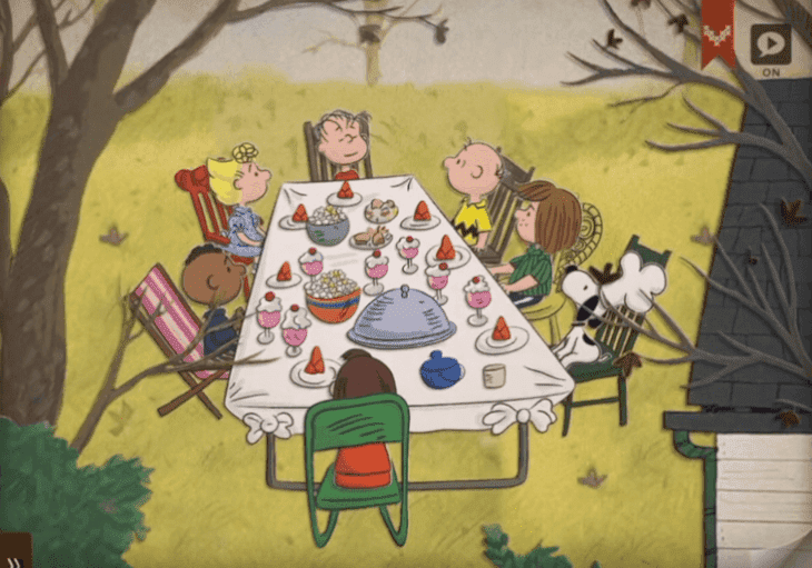 Source: "A Charlie Brown Thanksgiving"