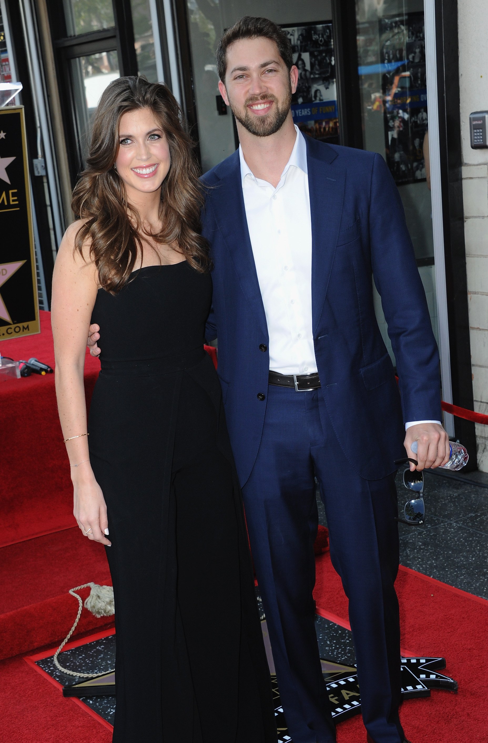 Jessica Altman and James Altman attend a ceremony honoring mother Lynda Carter with the 2,632nd star on the Hollywood Walk of Fame on April 3, 2018 in Hollywood, California. | Source: Getty Images