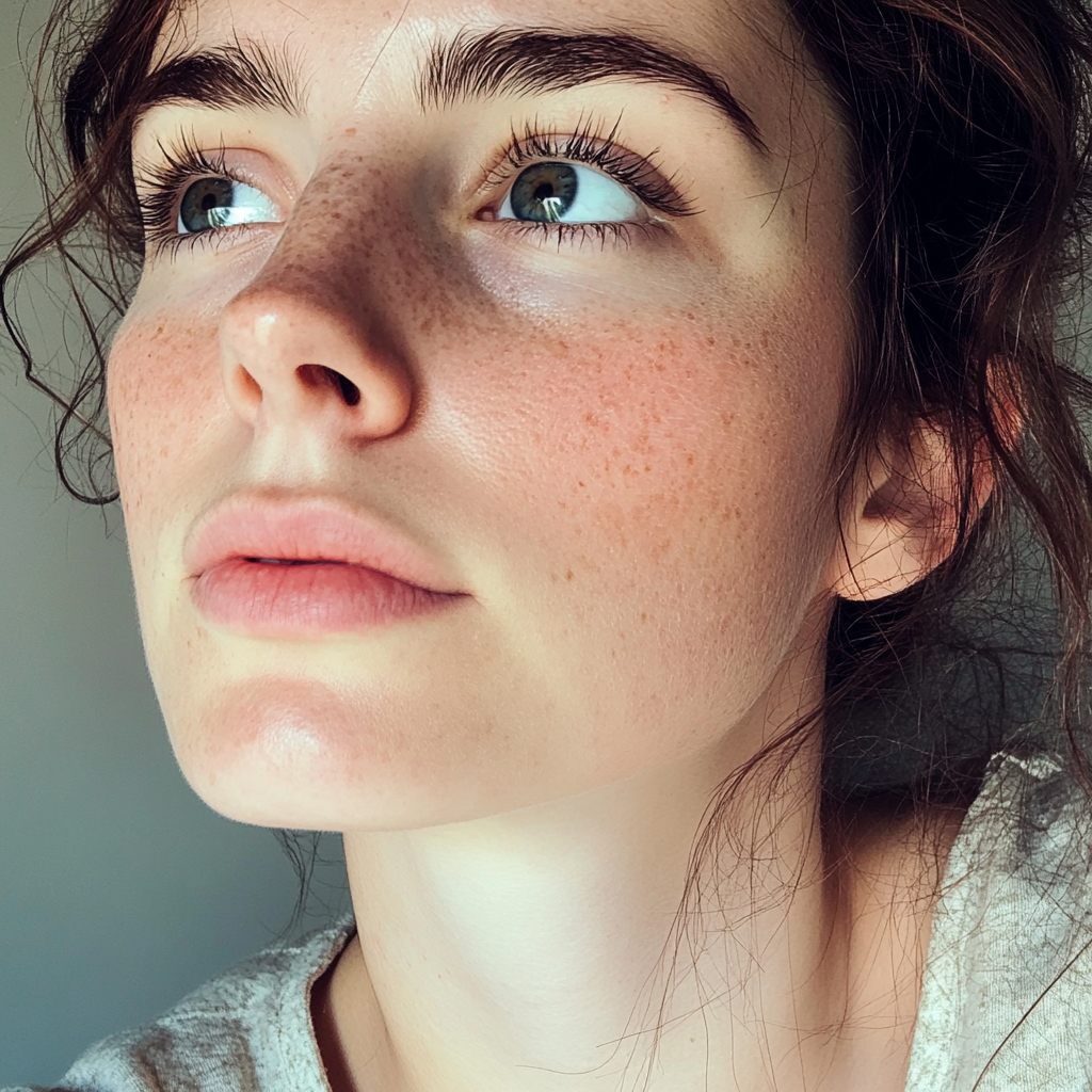 A close up of a young woman | Source: Midjourney