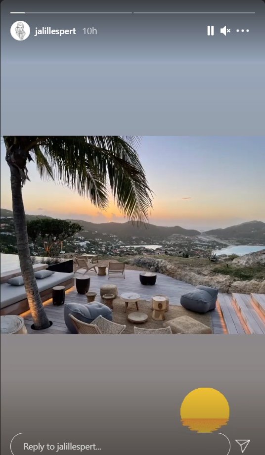 Un Merveilleux moment à Saint-Barth| Photo : Capture de La Story Instagram de Jalil Lespert