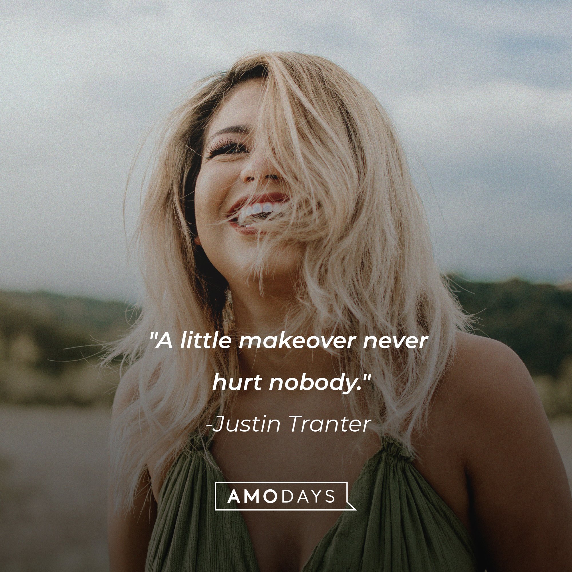 Justin Tranter’s quote: "A little makeover never hurt nobody." | Image: AmoDays 