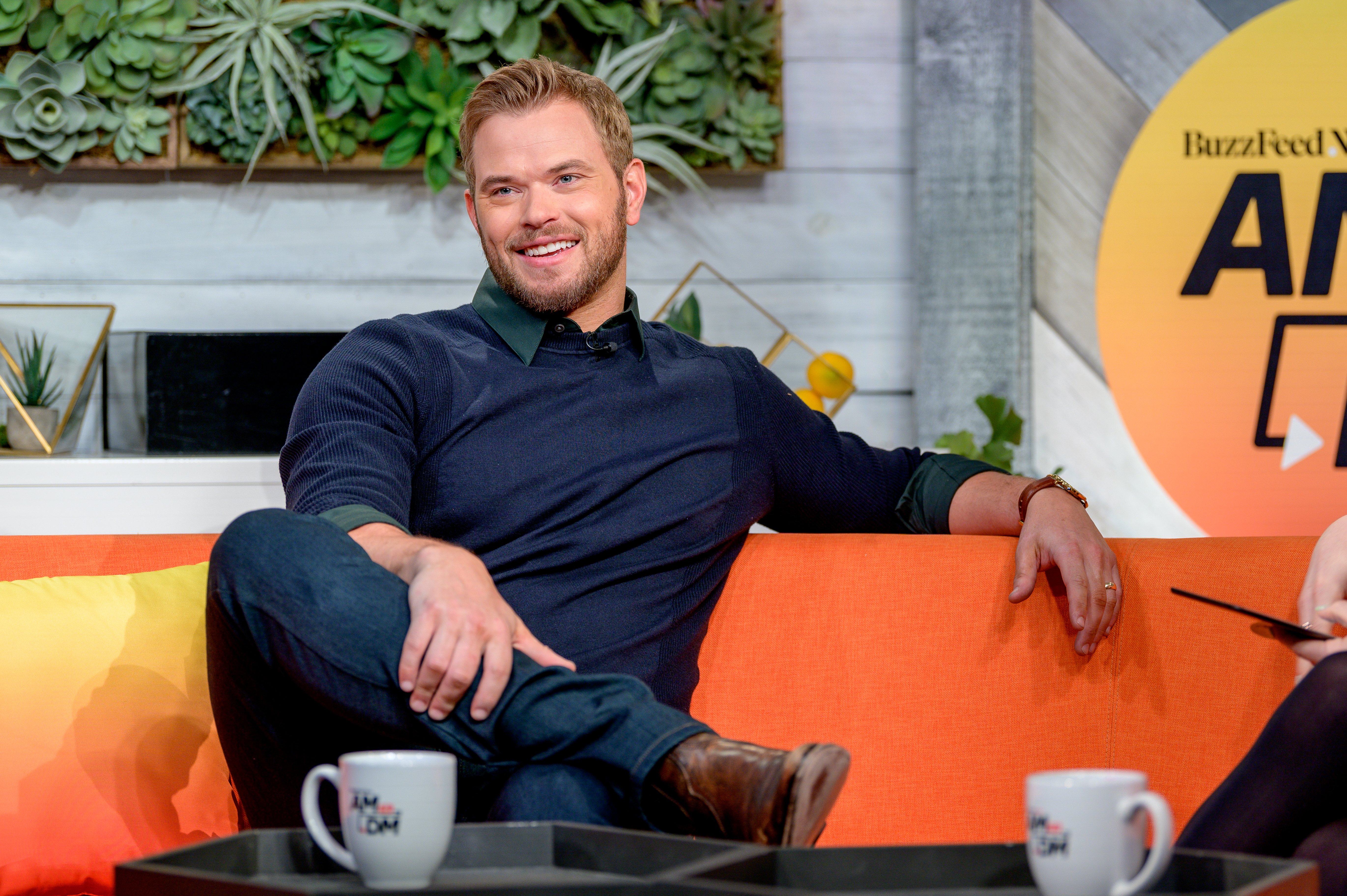 Kellan Lutz discusses "FBI: Most Wanted" as he visits BuzzFeed's "AM To DM" on January 07, 2020 in New York City | Photo: Getty Images