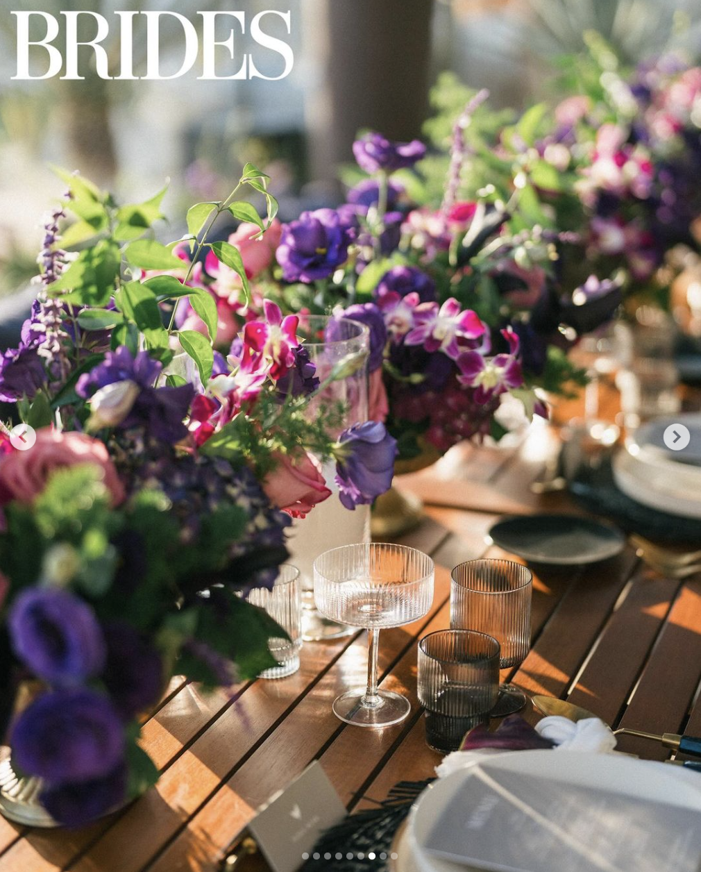 Beautiful decor at Greg Mathis Jr. and Elliott Cooper's wedding posted on October 24, 2024 | Source: Instagram/brides