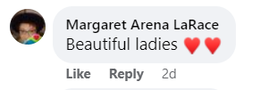 A fan's comment on a Facebook post featuring a photo of Carol Burnett and Julie Andrews at the "Carol Burnett: 90 Years of Laughter + Love" birthday special in Los Angeles, on March 3, 2023 | Source: Facebook/New York Daily News