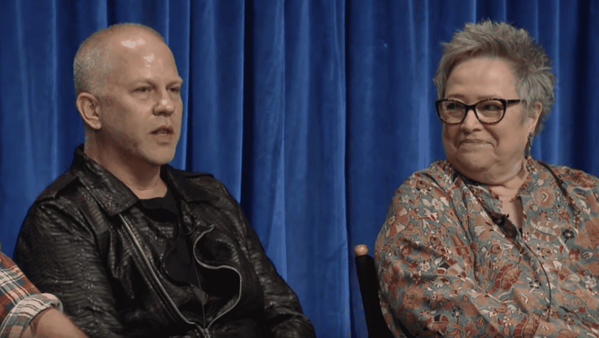 Ryan Murphy and Kathy Bates. I Image: YouTube/ The Paley Center for Media.
