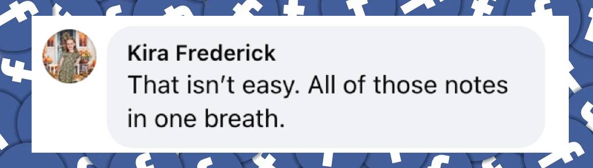 A netizen's comment on Adam Sandler's daughter, dated October 9, 2025 | Source: Facebook/accesshollywood