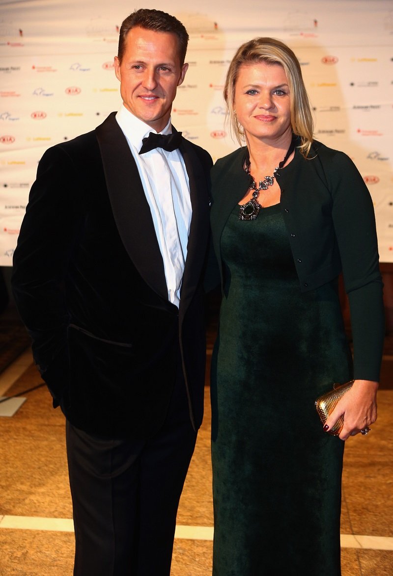Michael Schumacher and wife Corinna Schumacher on November 10, 2012 in Frankfurt, Germany | Photo: Getty Images