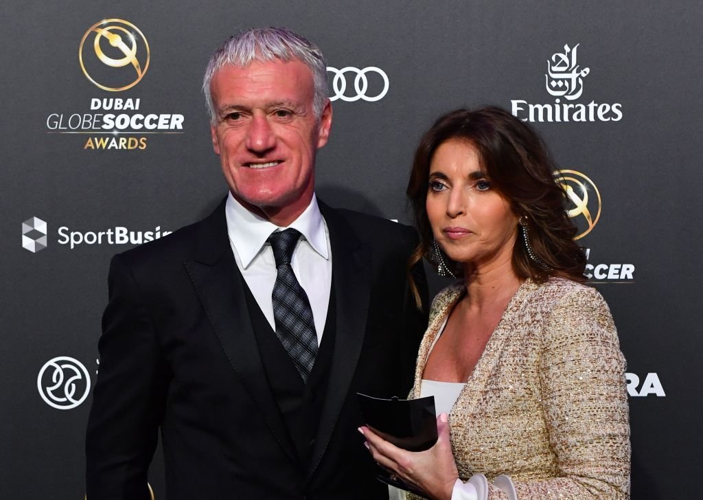 Didier Deschamps et son épouse Claude, le 29 décembre 2019. | Photo : Getty Images